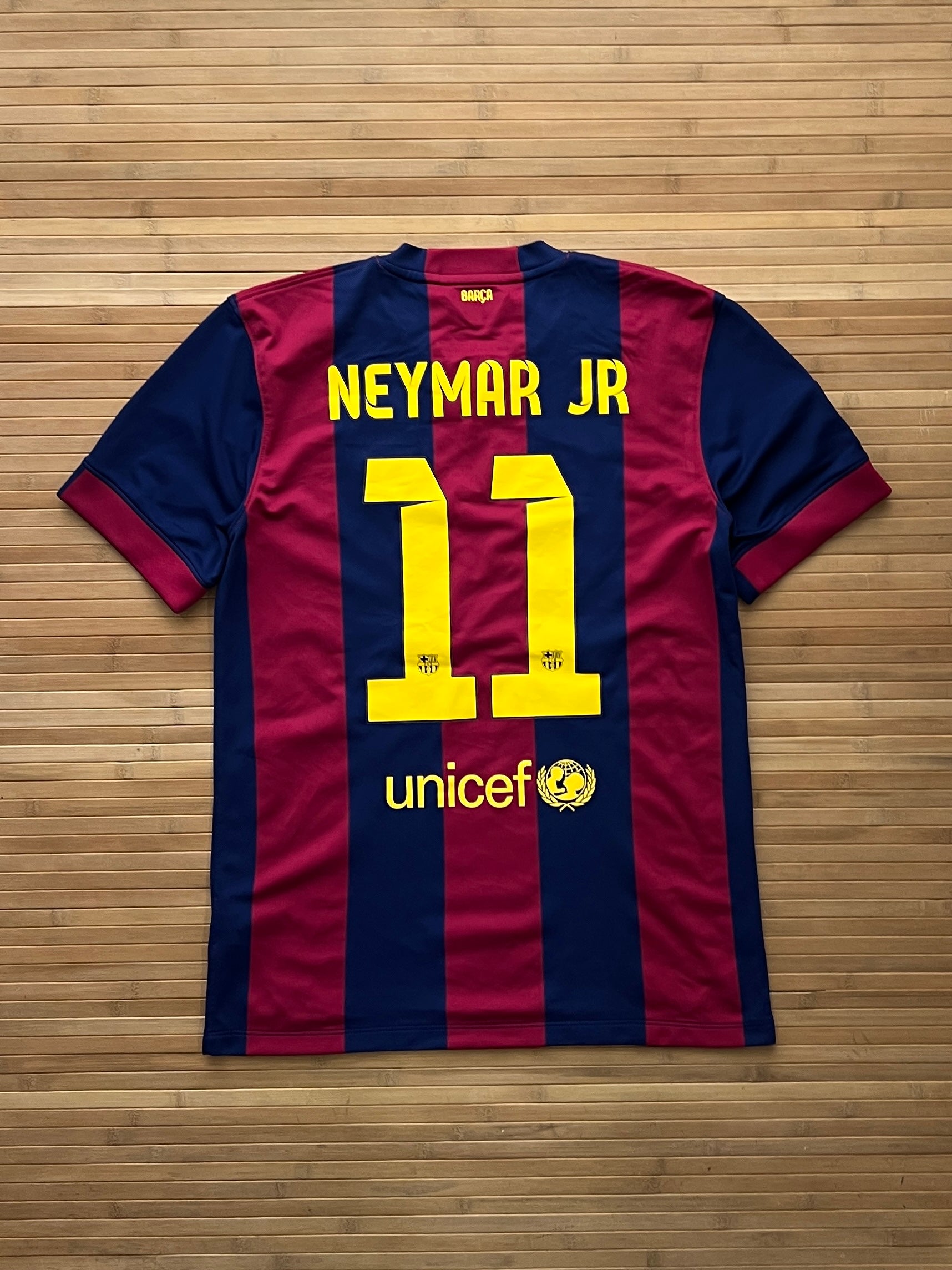 Neymar Jr Barcelona 2014-2015 Home Jersey (M)