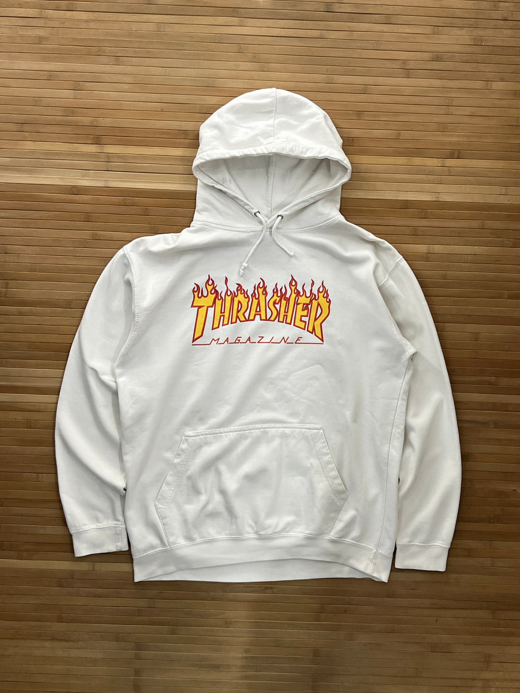 Thrasher White Hoodie (L)