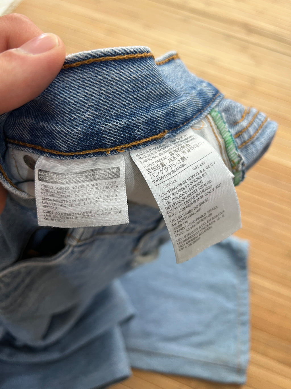 Levis 550 Baby Blue Jeans (30x30)