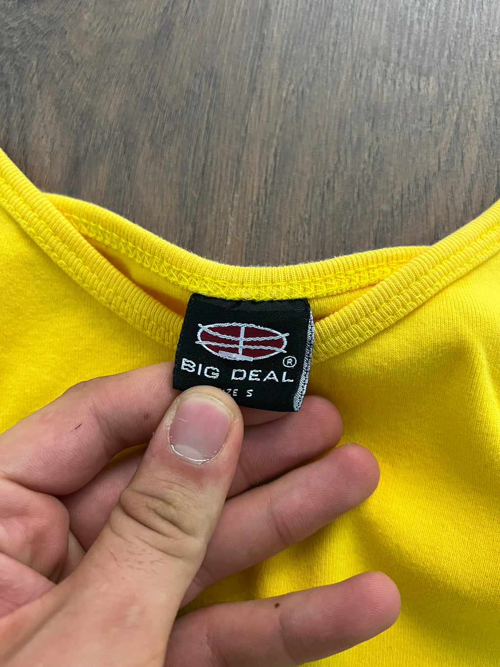 Big Deal Yellow Top🙋‍♀️ (S)
