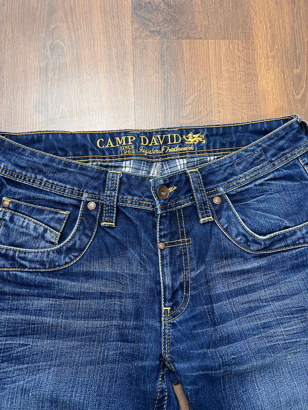 Camp David Dark Blue Y2K jeans(36x30)