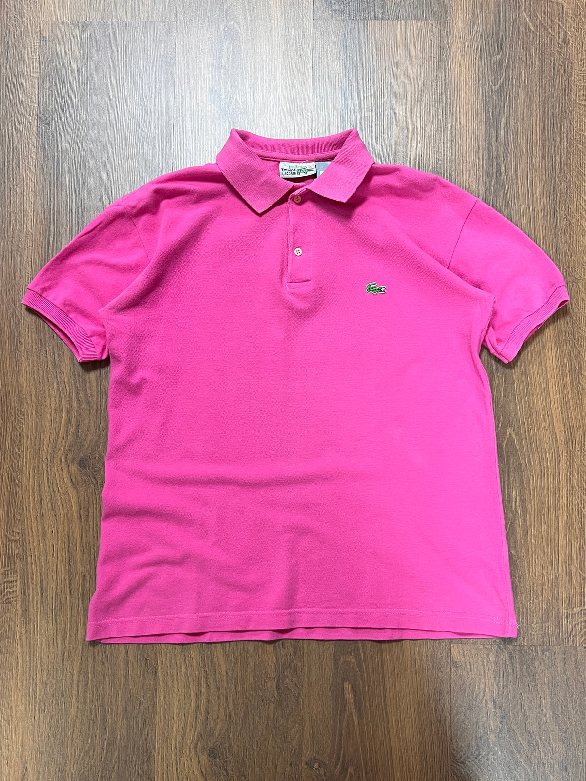 La coste Pink Polo Tshirt(M)