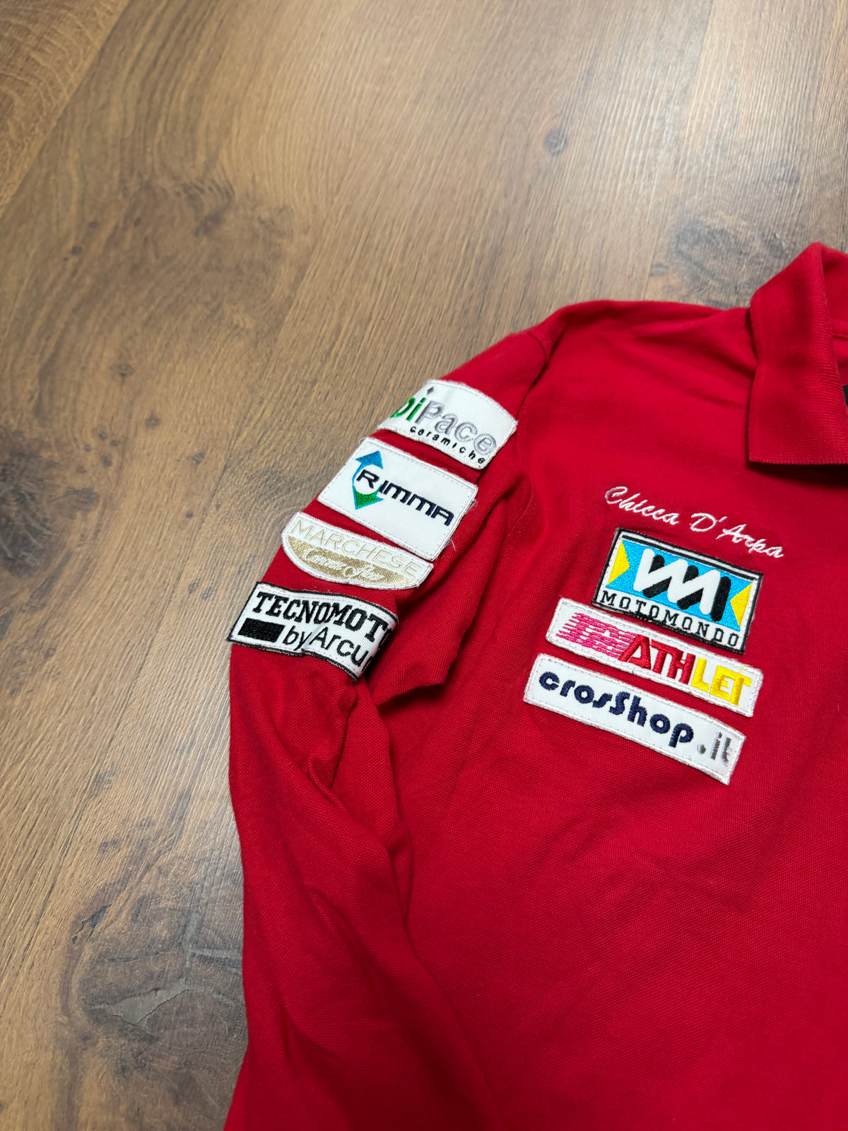 Racing Long Sleeve Polo Tshirt (S)