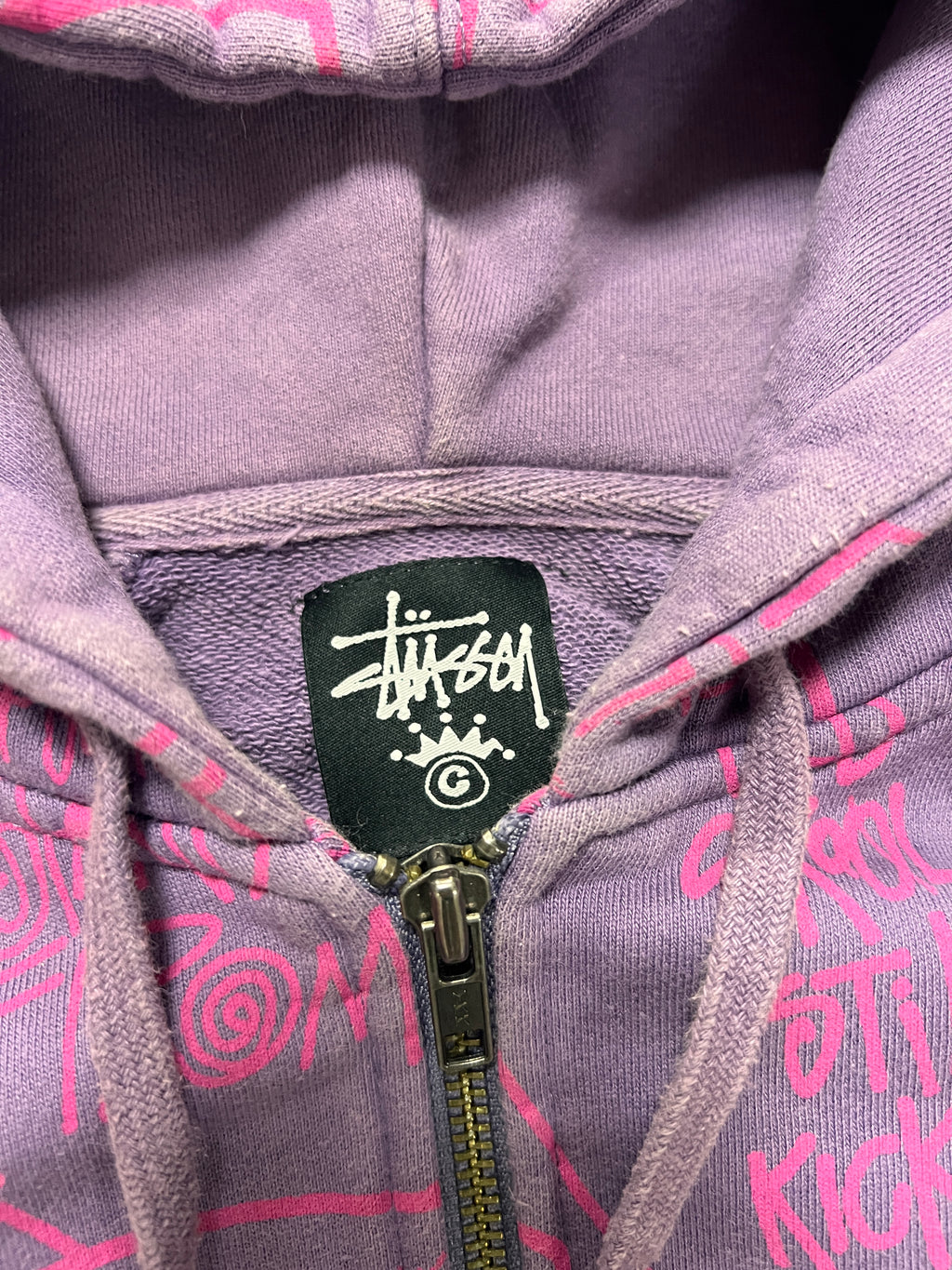 Stussy 2000s Zip Up Hoodie (L)