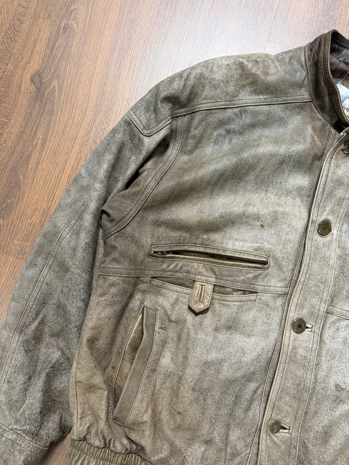 Vintage Leather Jacket (L)