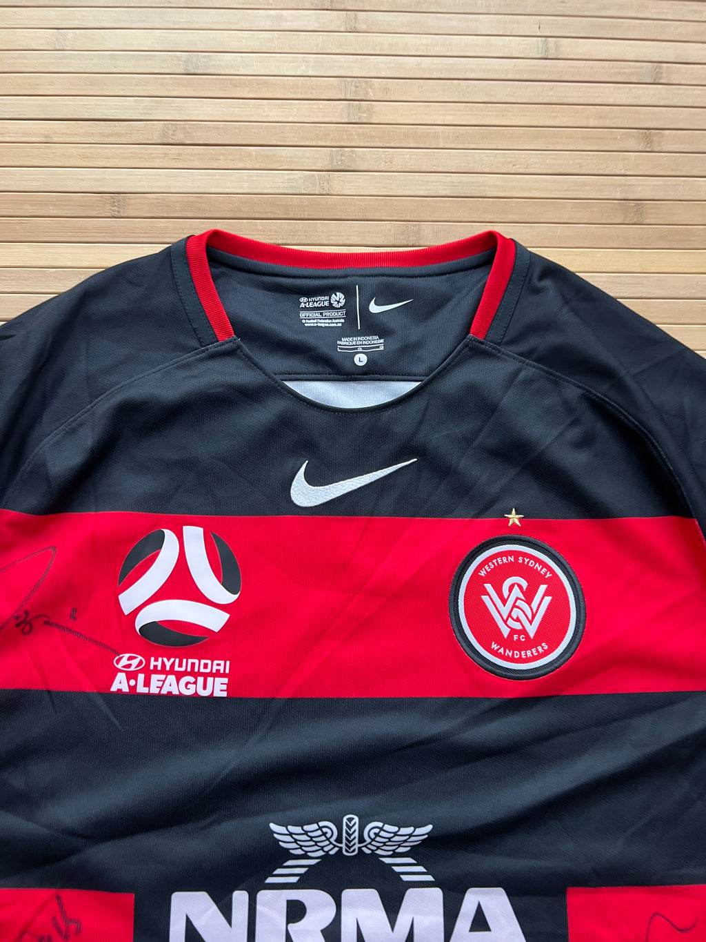 Western Sydney Wanderers Signed Jersey (XL)