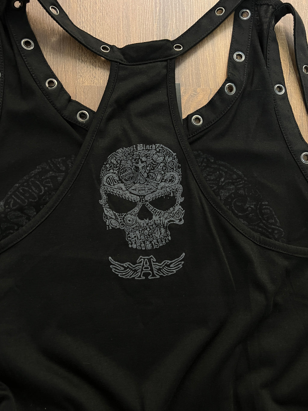 Y2K Skeleton Crop Top 🙋‍♀️ (M)