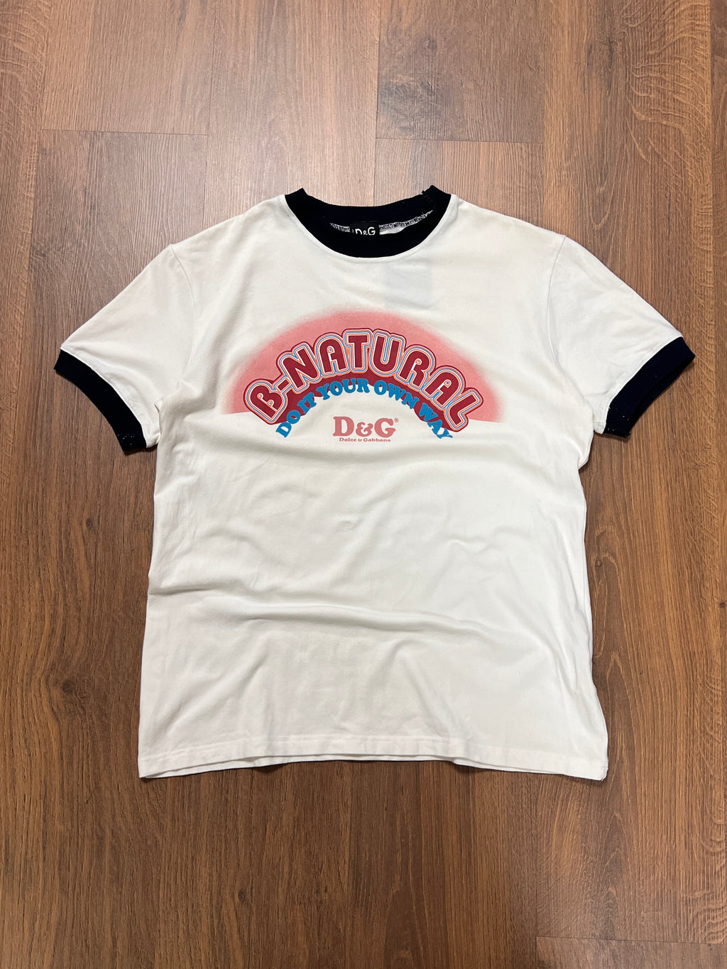 Dolce Gabbana Be Natural Graphic T-Shirt (M)