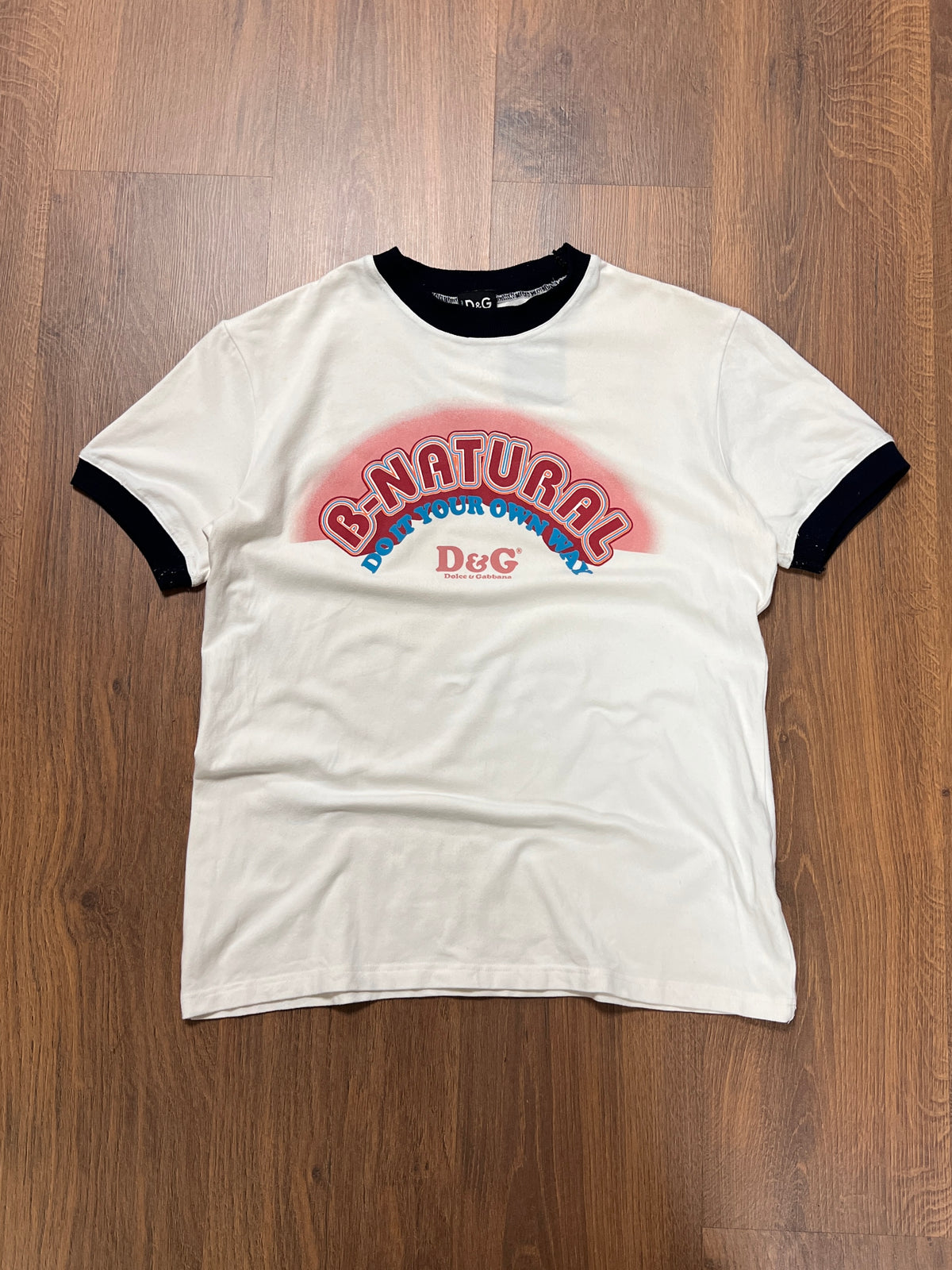Dolce Gabbana Be Natural Graphic T-Shirt (M)
