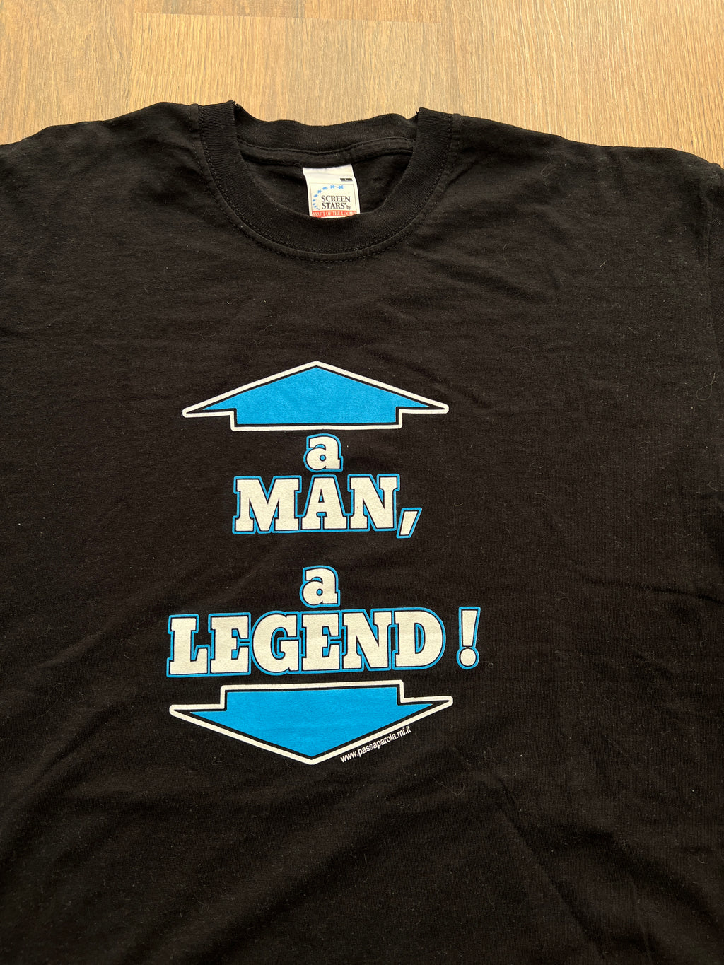 A man a legend funny Tshirt (M)