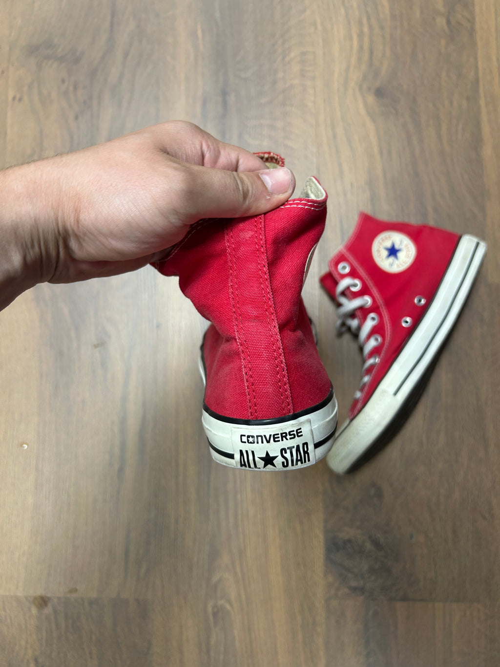 Red Converse Chuck Taylors (42)