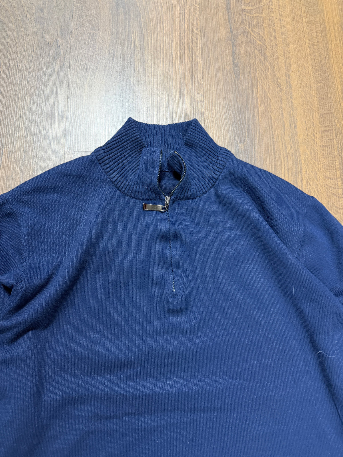 Navy Quarter Zip (S)