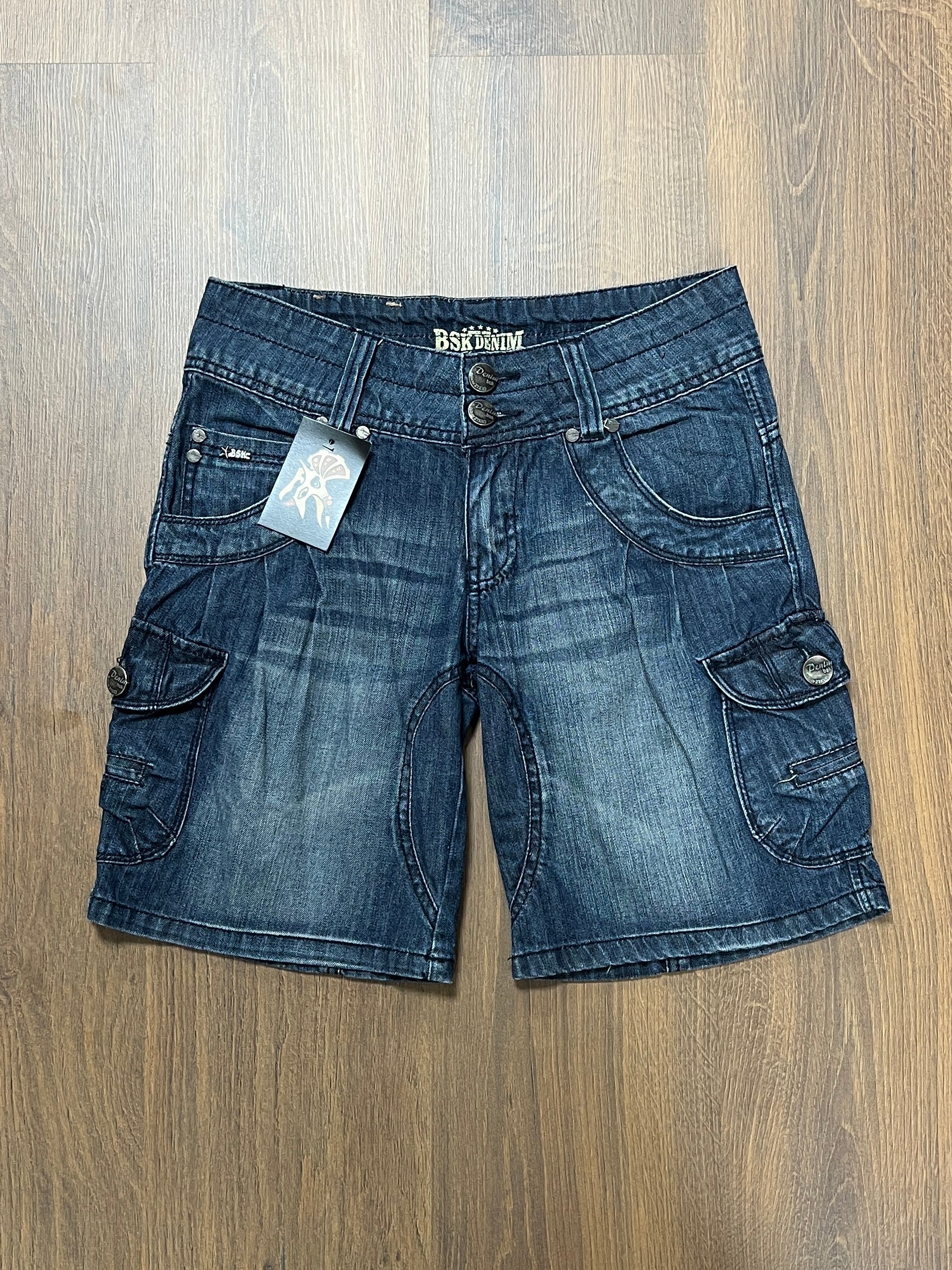 BSK Denim Cargo Shorts (30)