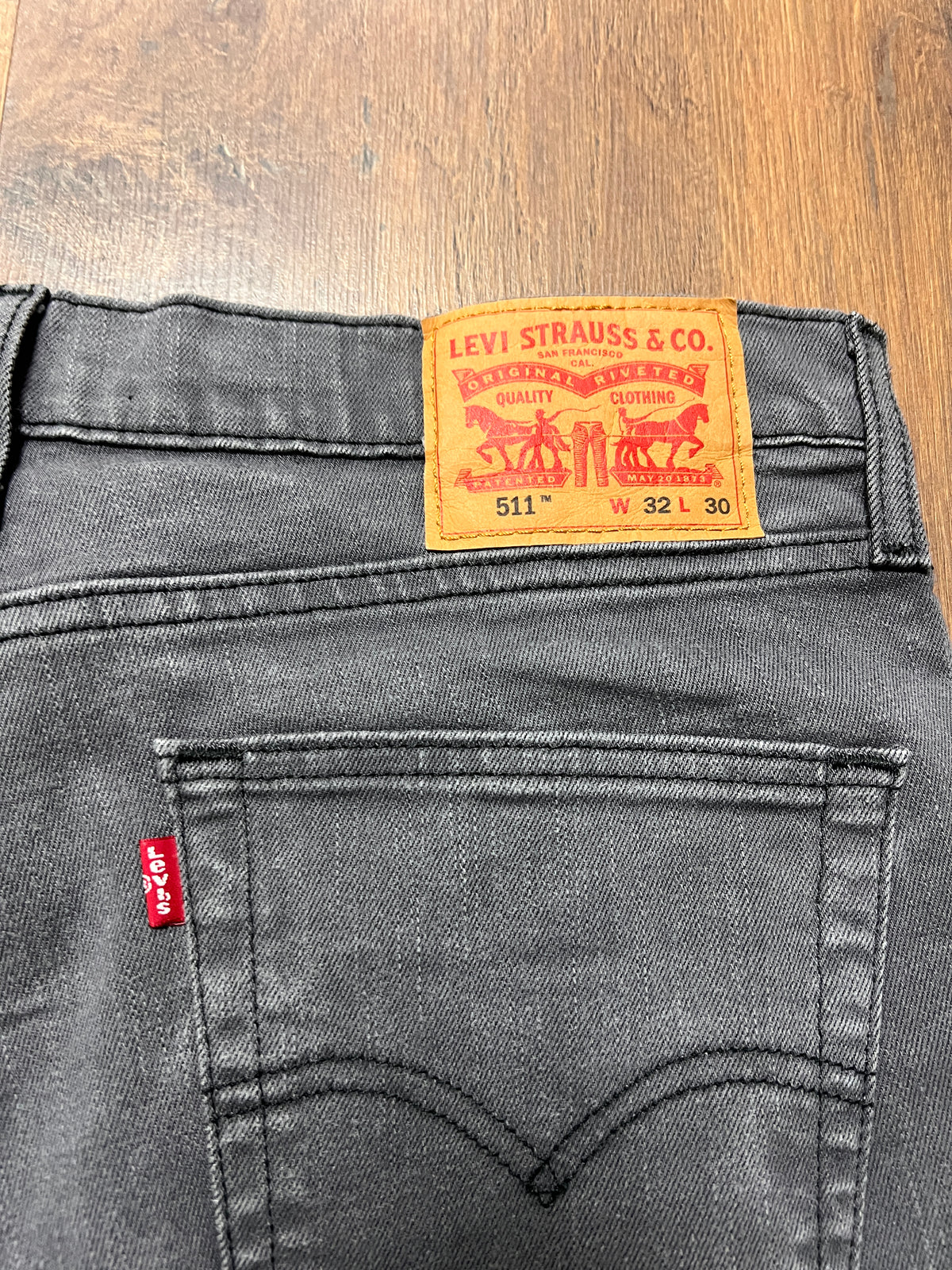 Levis 511 Gray Jeans (34x30)