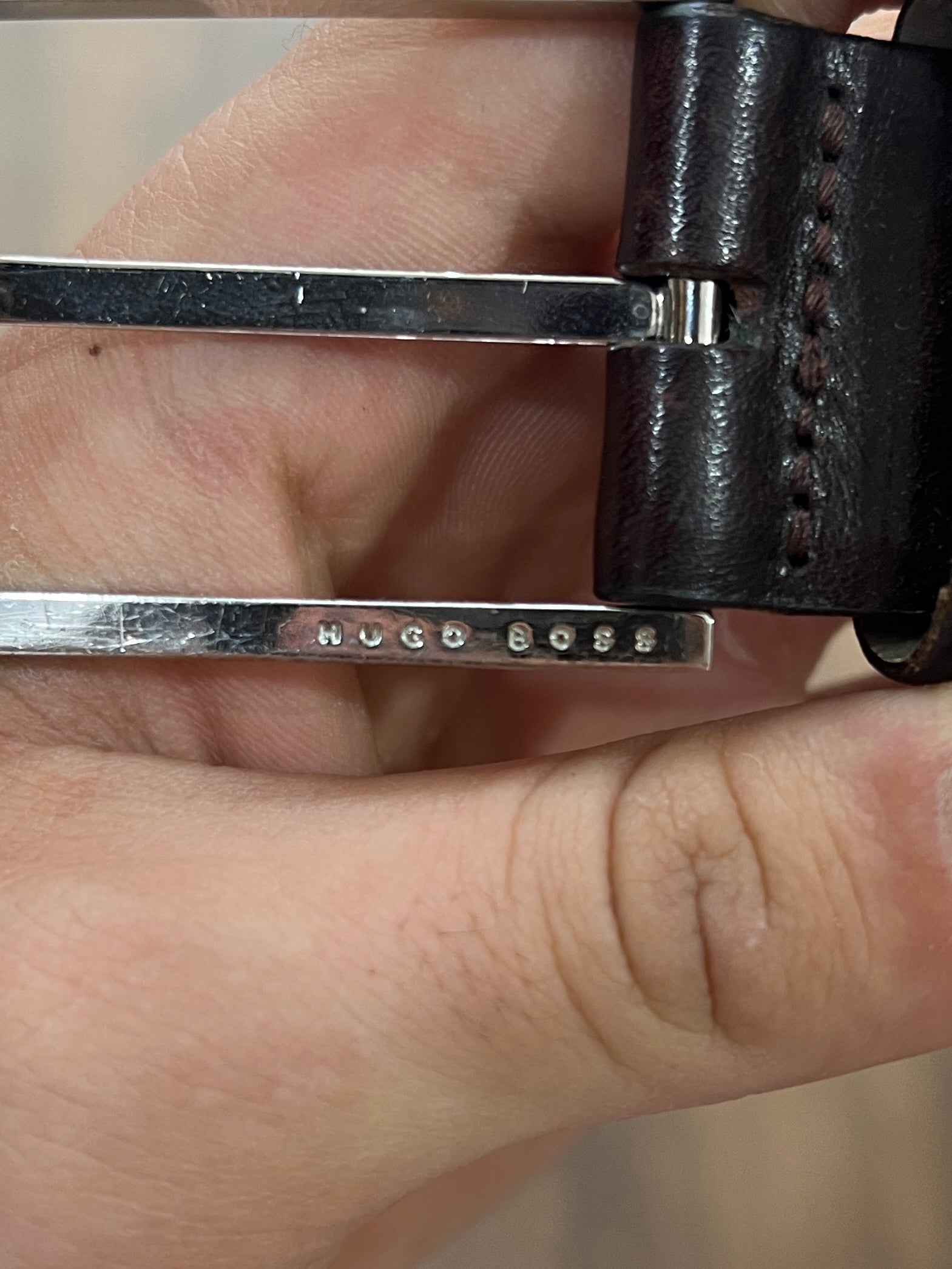 Huggo Boss Leather Belt (32)
