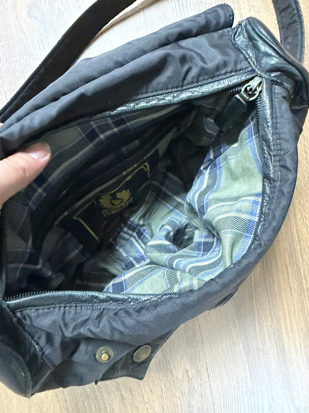 Belstaff Military Messenger Leather Bag