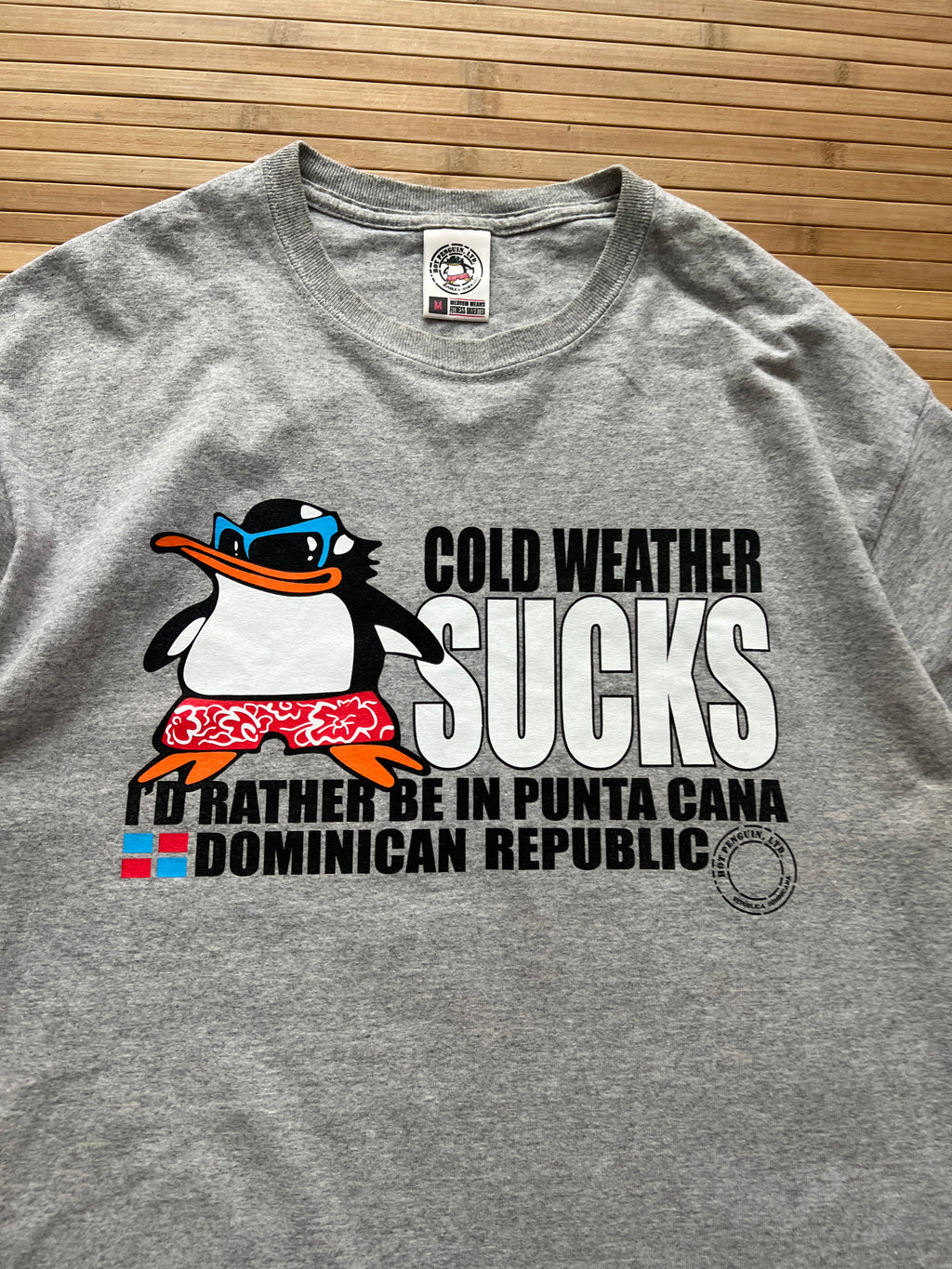 Vintage Penguin Funny Tshirt(M)