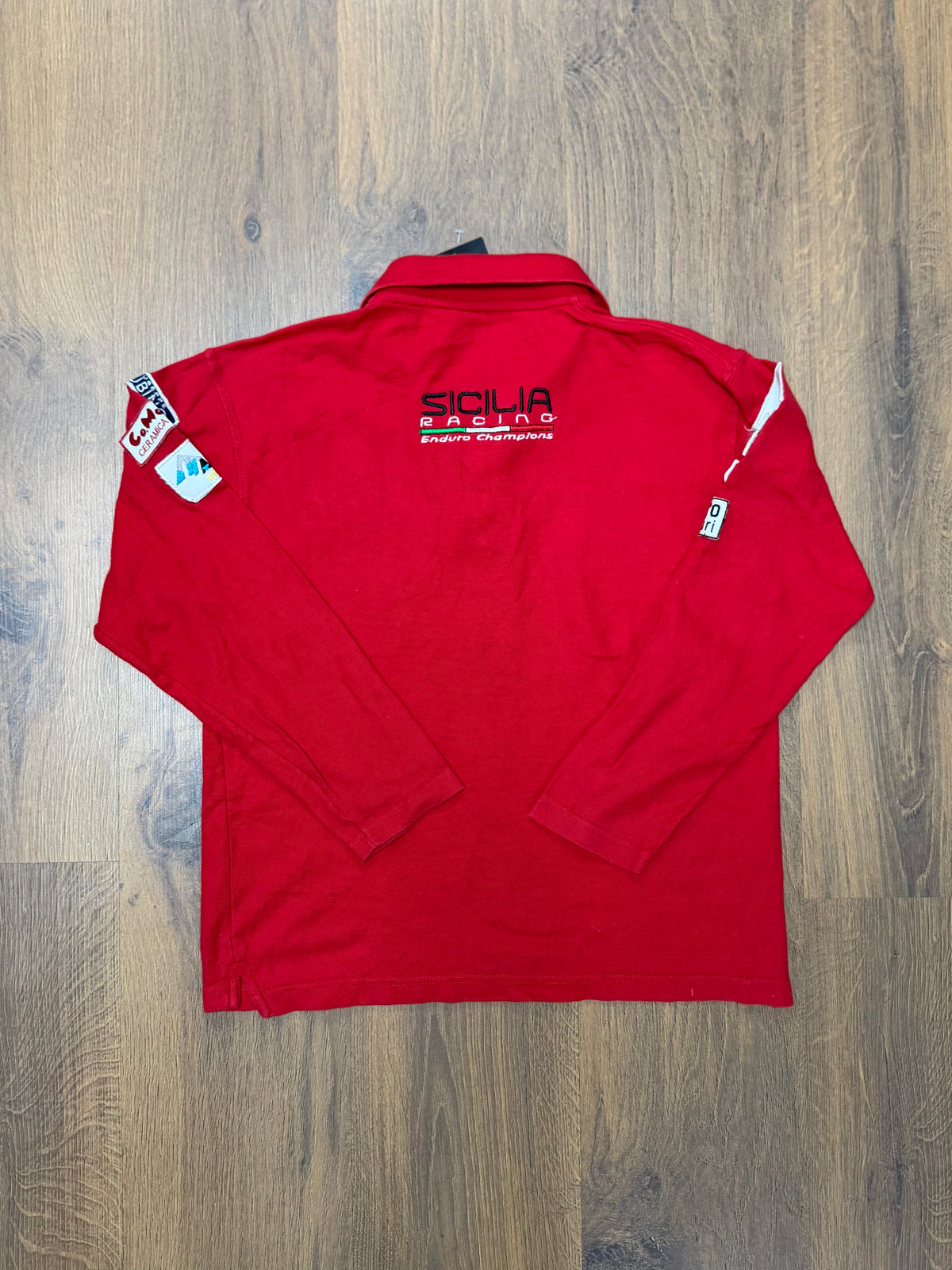 Racing Long Sleeve Polo Tshirt (S)