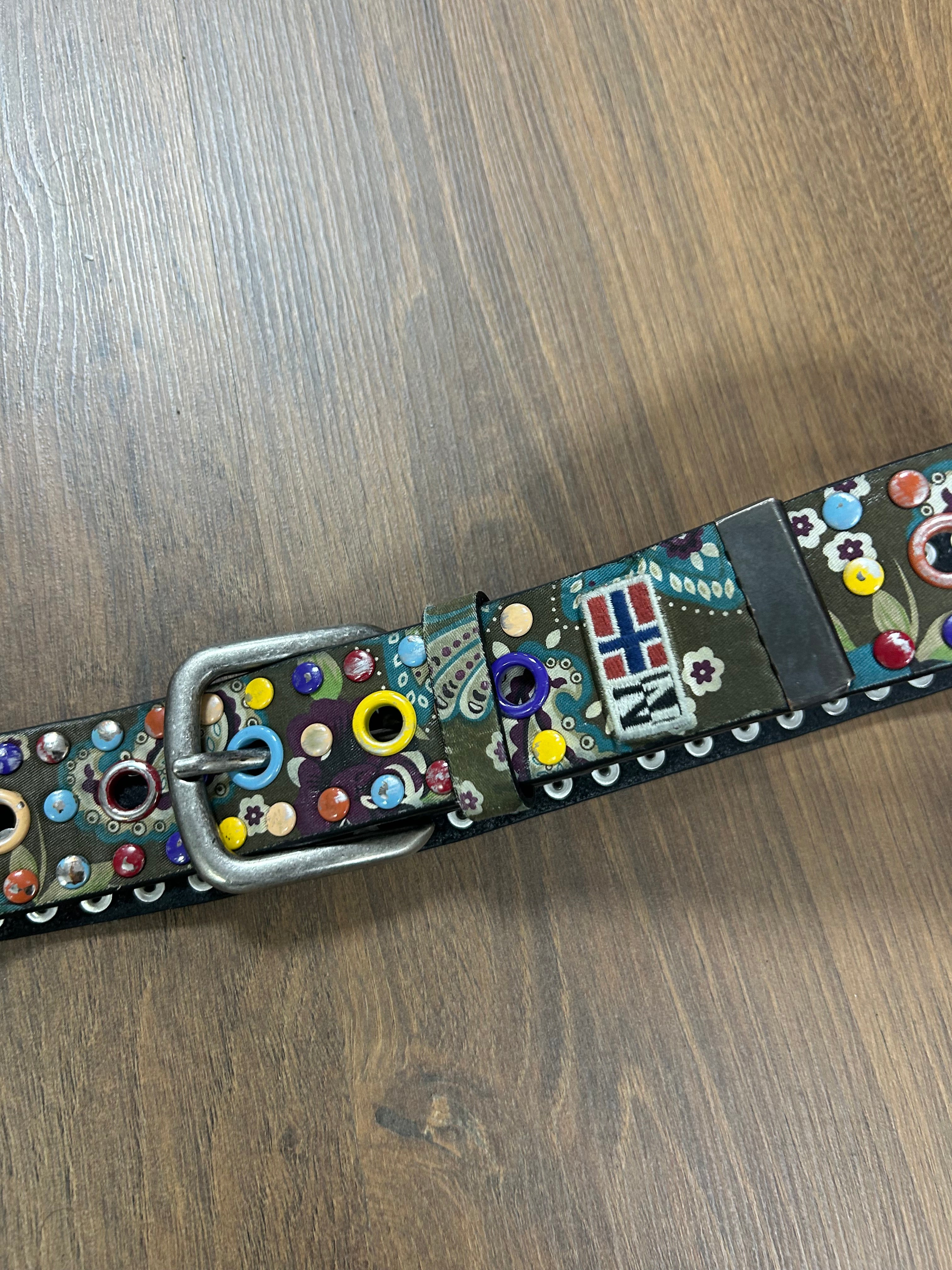 Napapijri Bandana Leather Belt (one size)