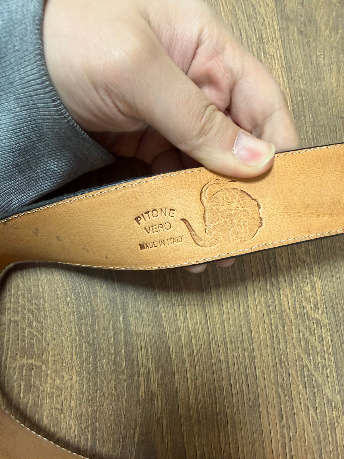 Red Python Leather Belt (29/41)