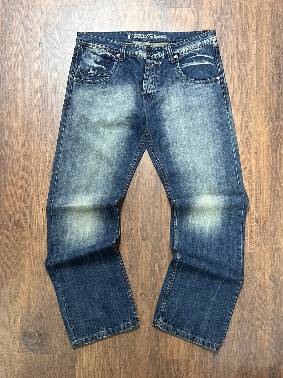 Solid Mudwash Jeans (38x34)
