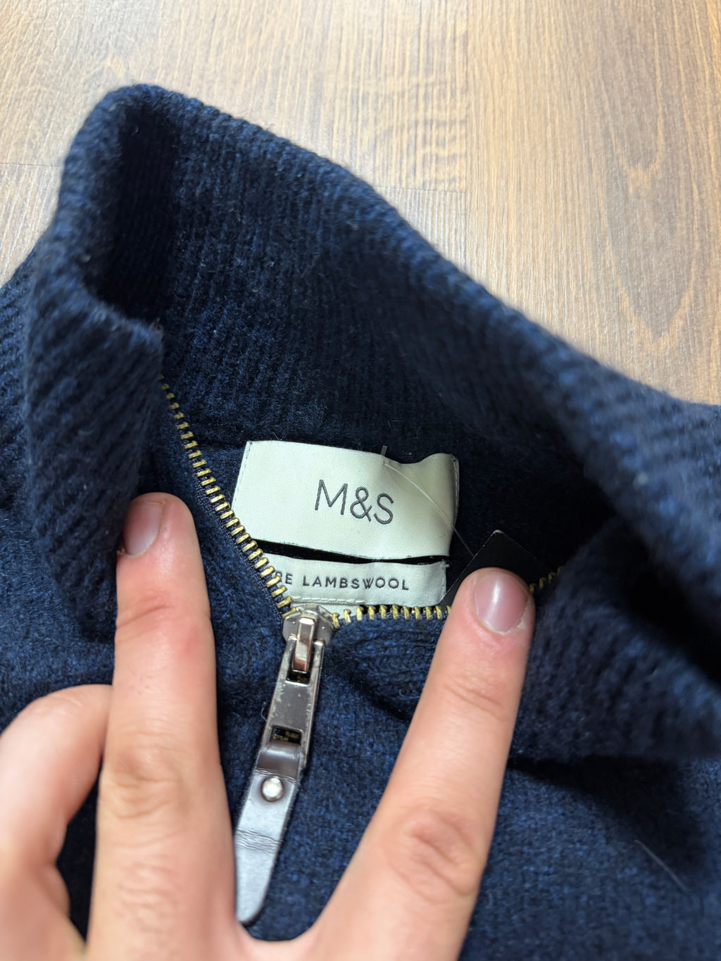 MS Navy Qaurter Zip (S)