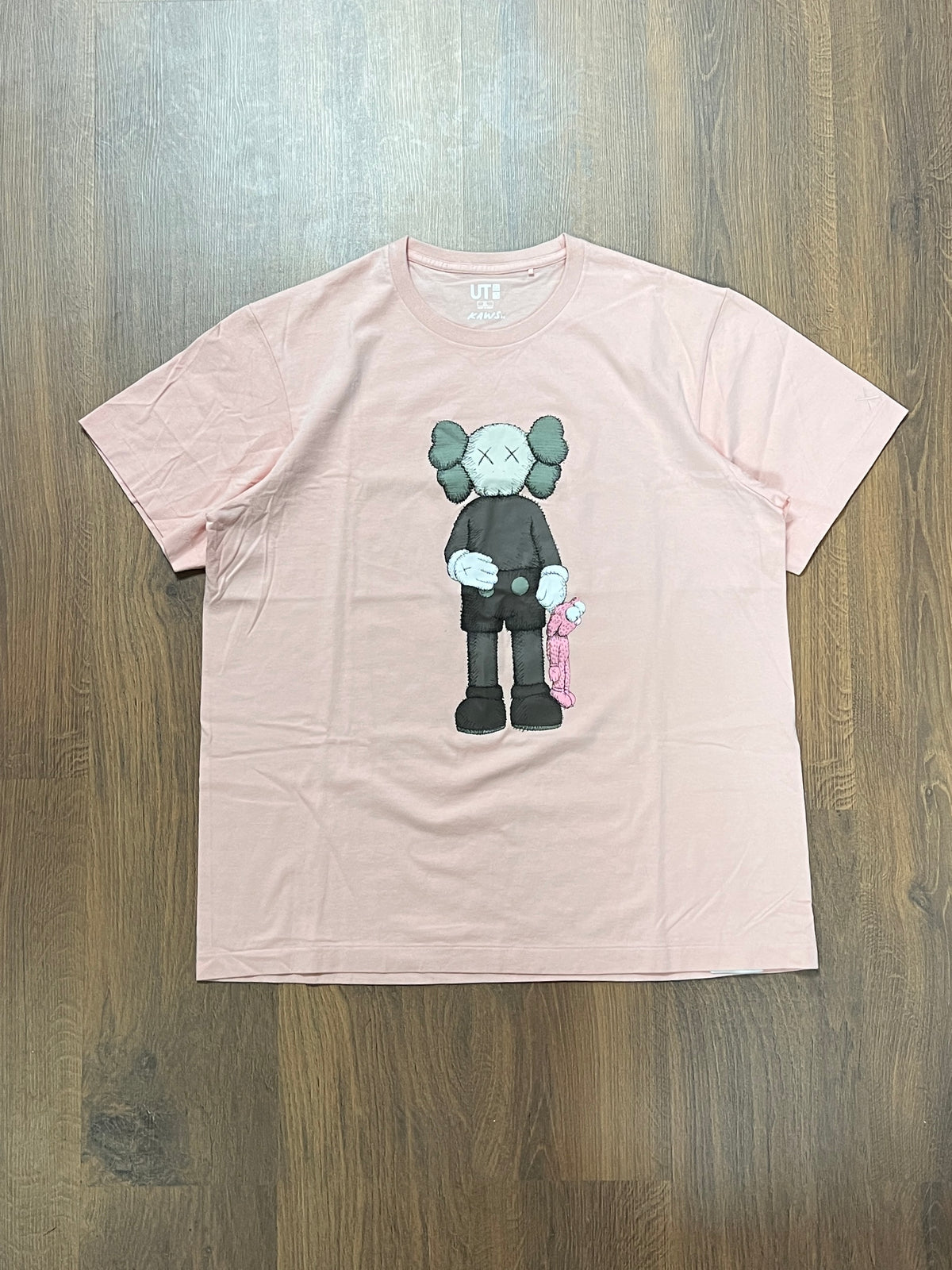 Uniqlo X Kaws Pink Tshirt (XL)
