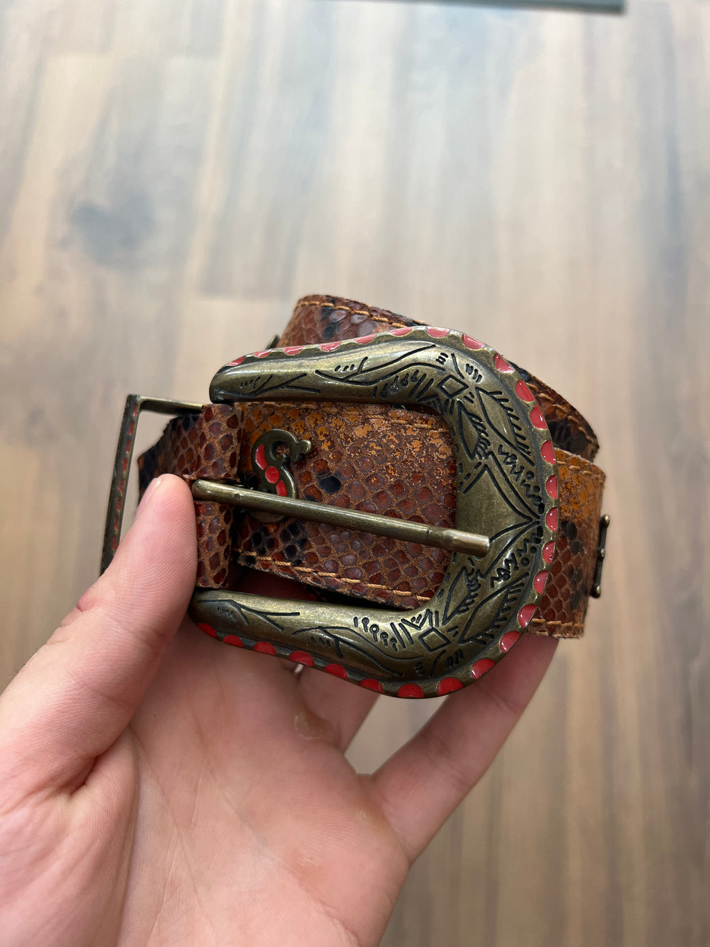 Snake Skin Western Belt (32)