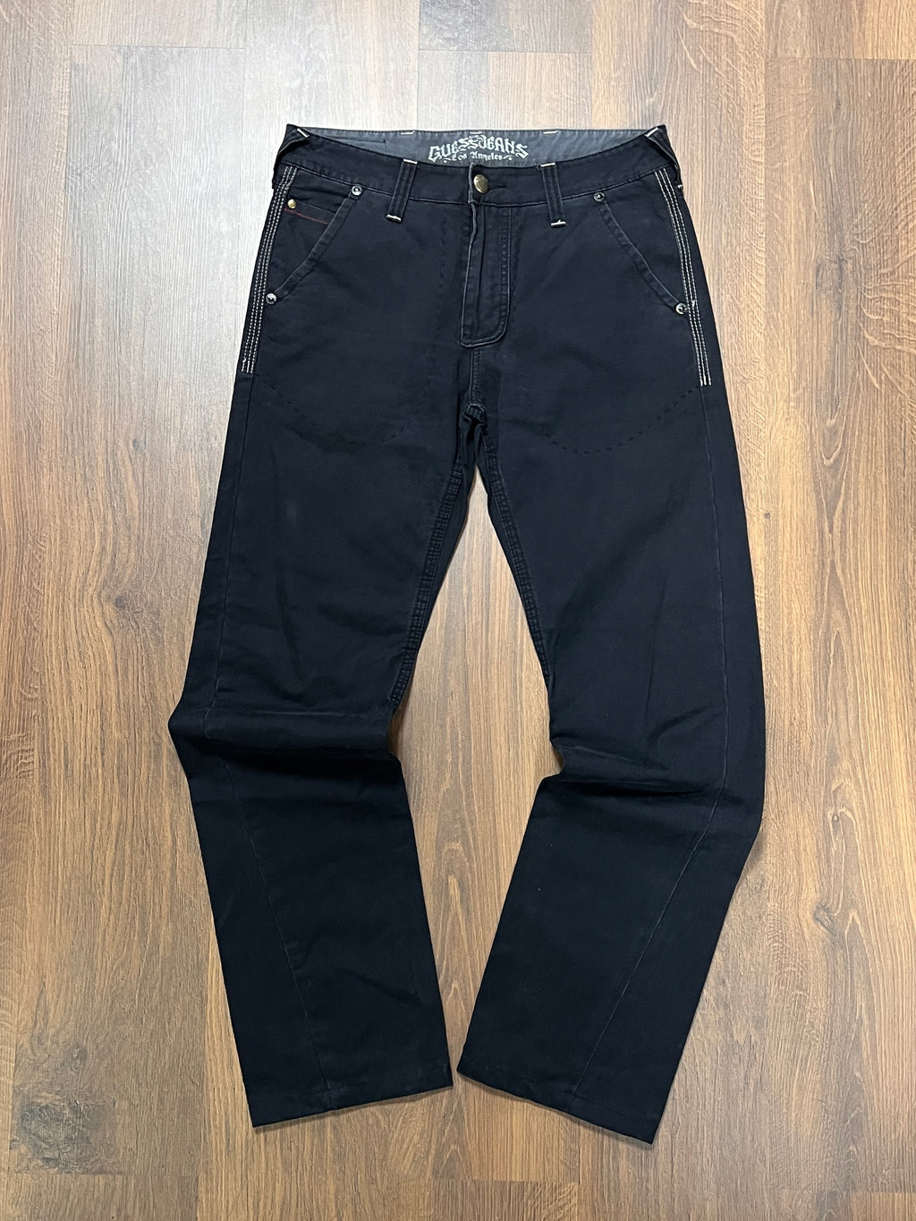 Guess y2K goth flared jeans(32x30)
