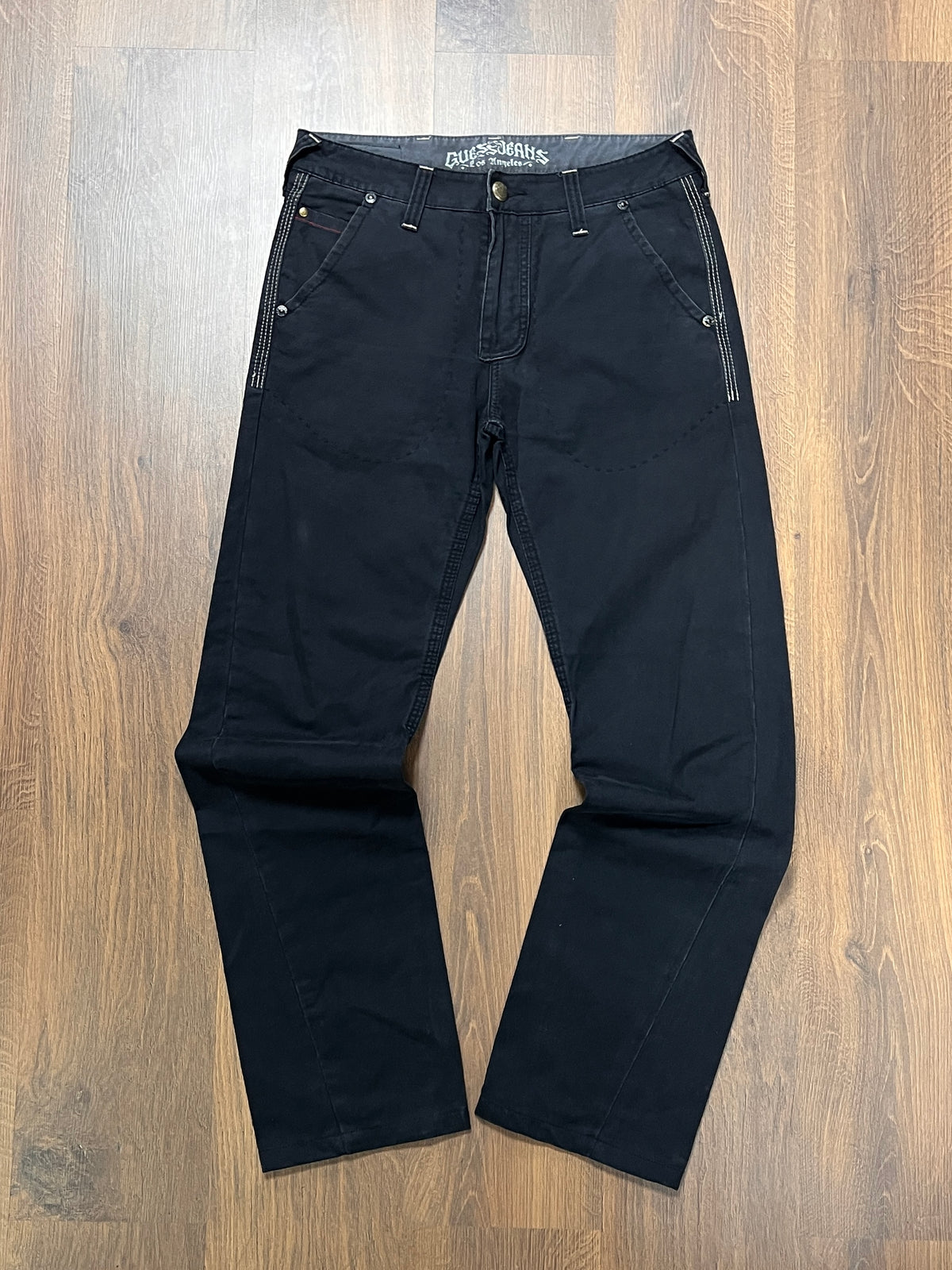 Guess y2K goth flared jeans(32x30)
