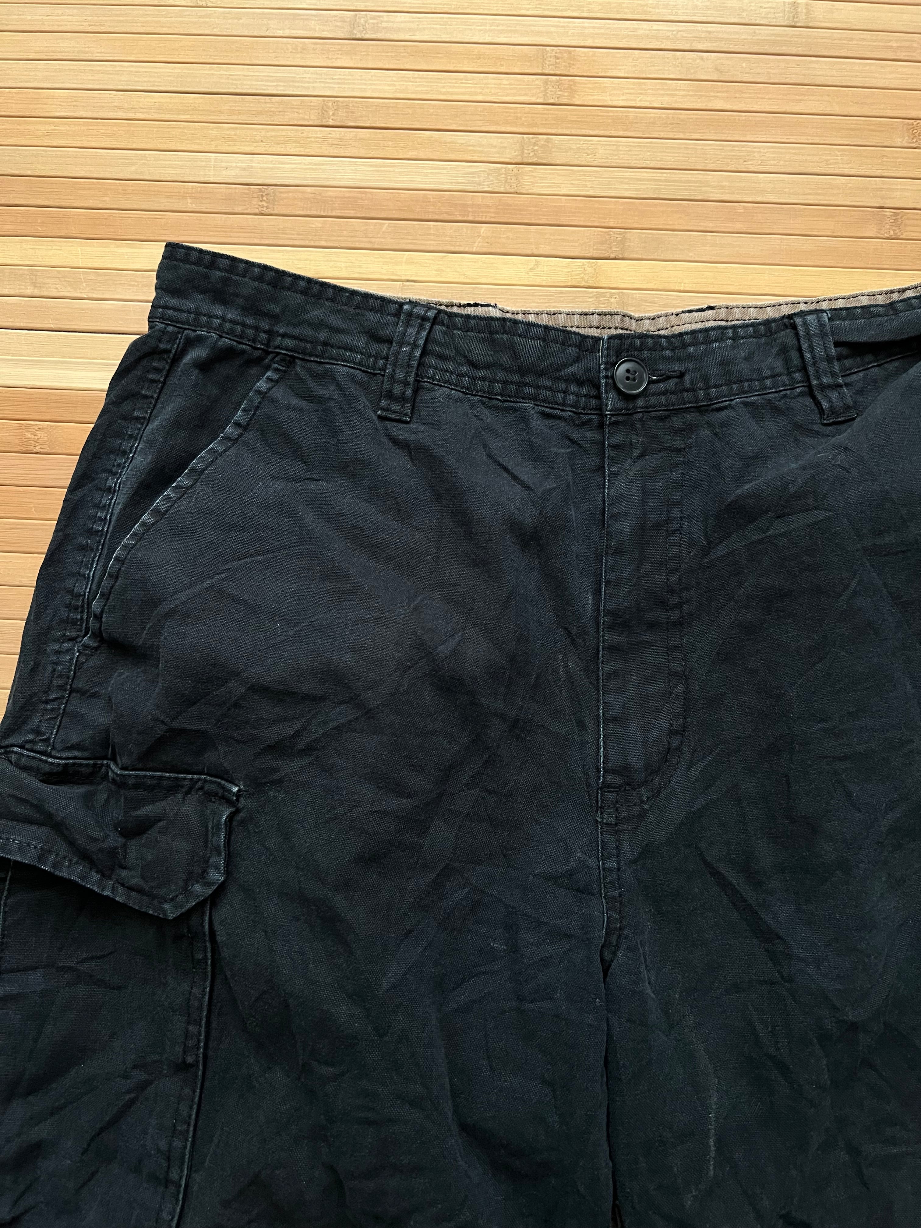 Black Cargo Shorts (34)
