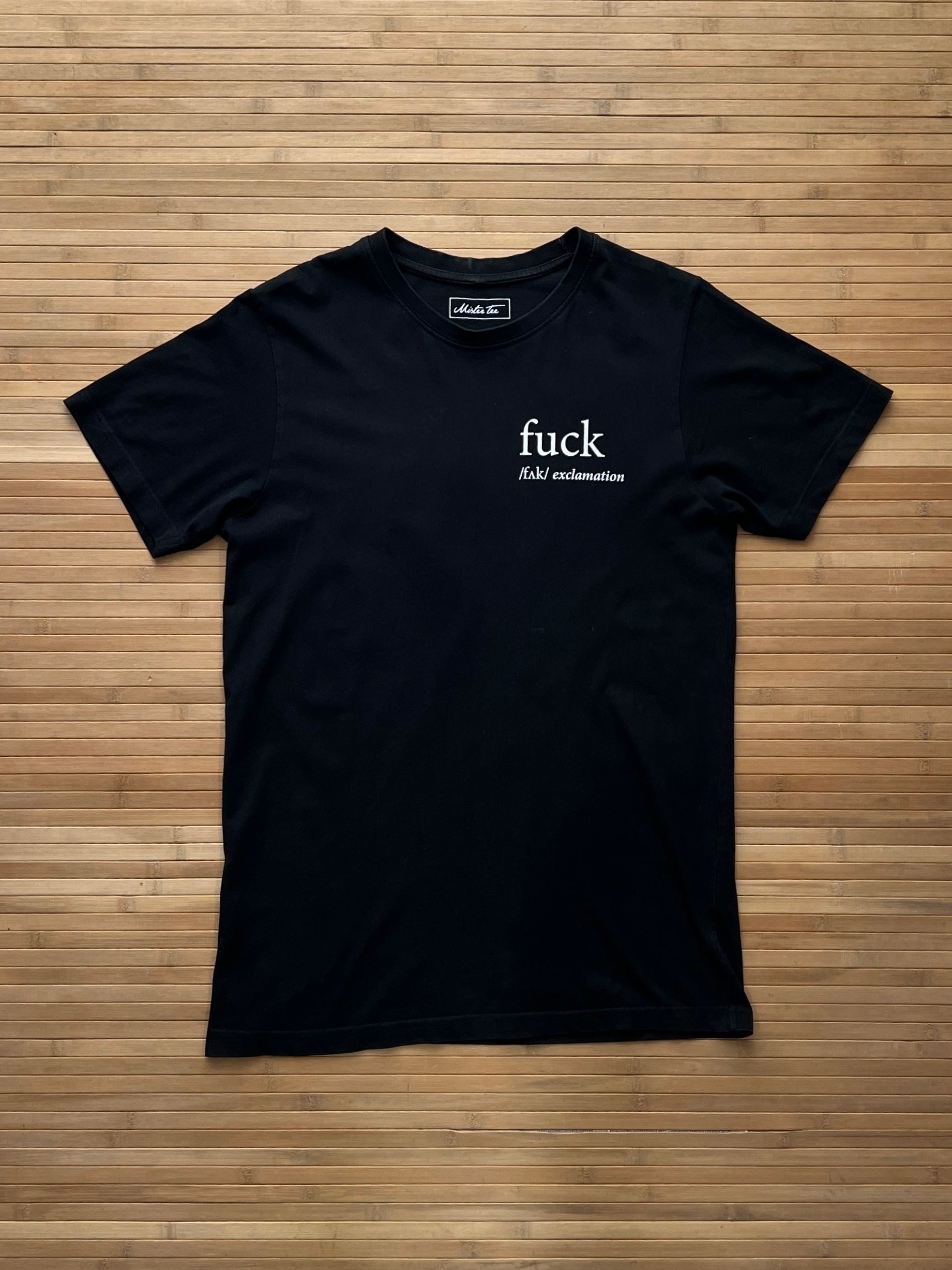 Fuck Funny Quote Tshirt(L)