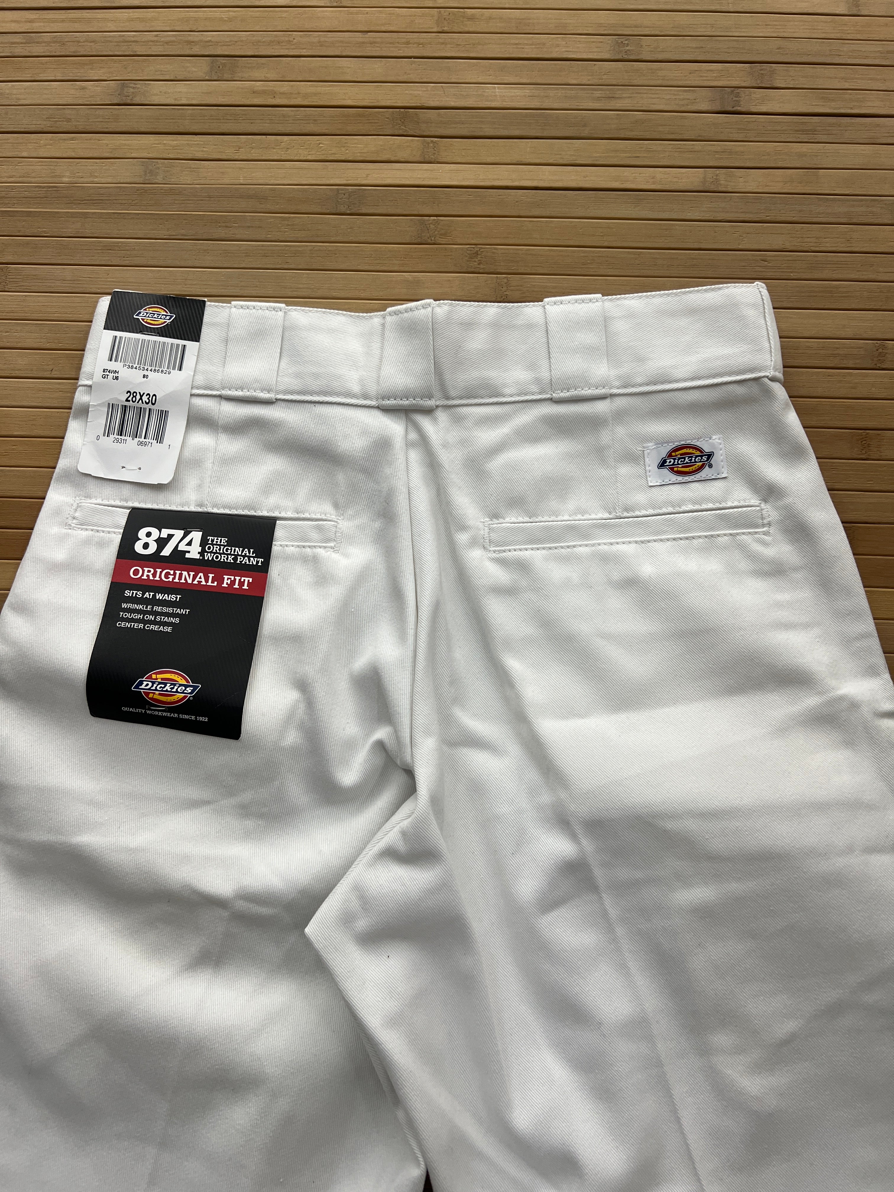Dickies Chino White Pants new with tags (28x30)