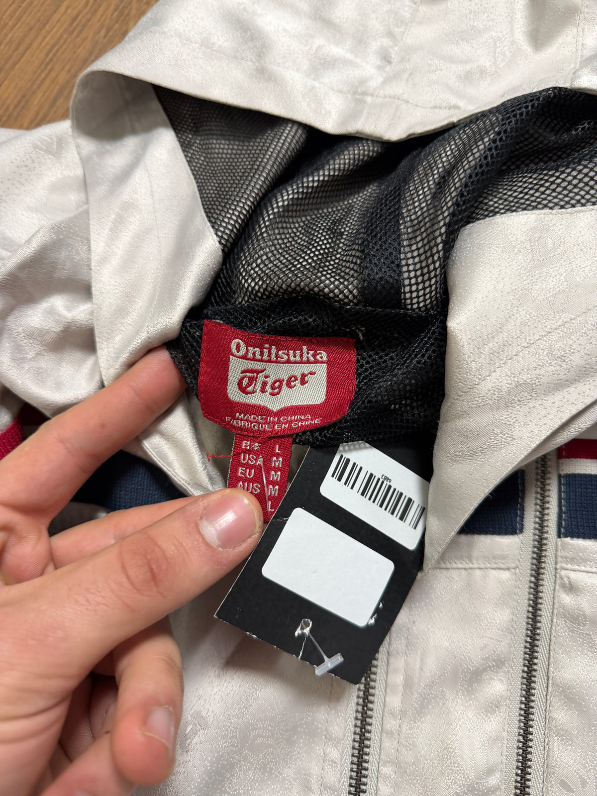 Onitsuka Tiger Zip Up Hoodie (L)
