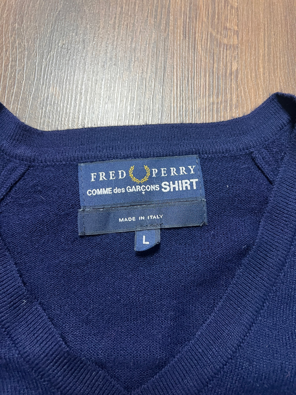 Fred perry x CDG Wool sweater(M)