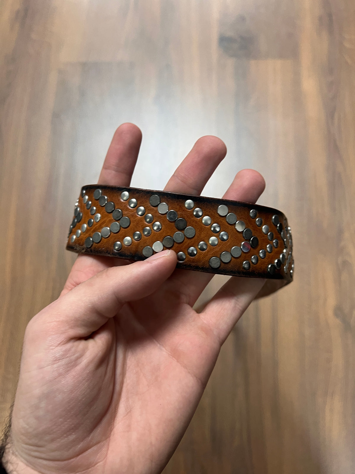 Western Heavy Studded Belt (30-36)