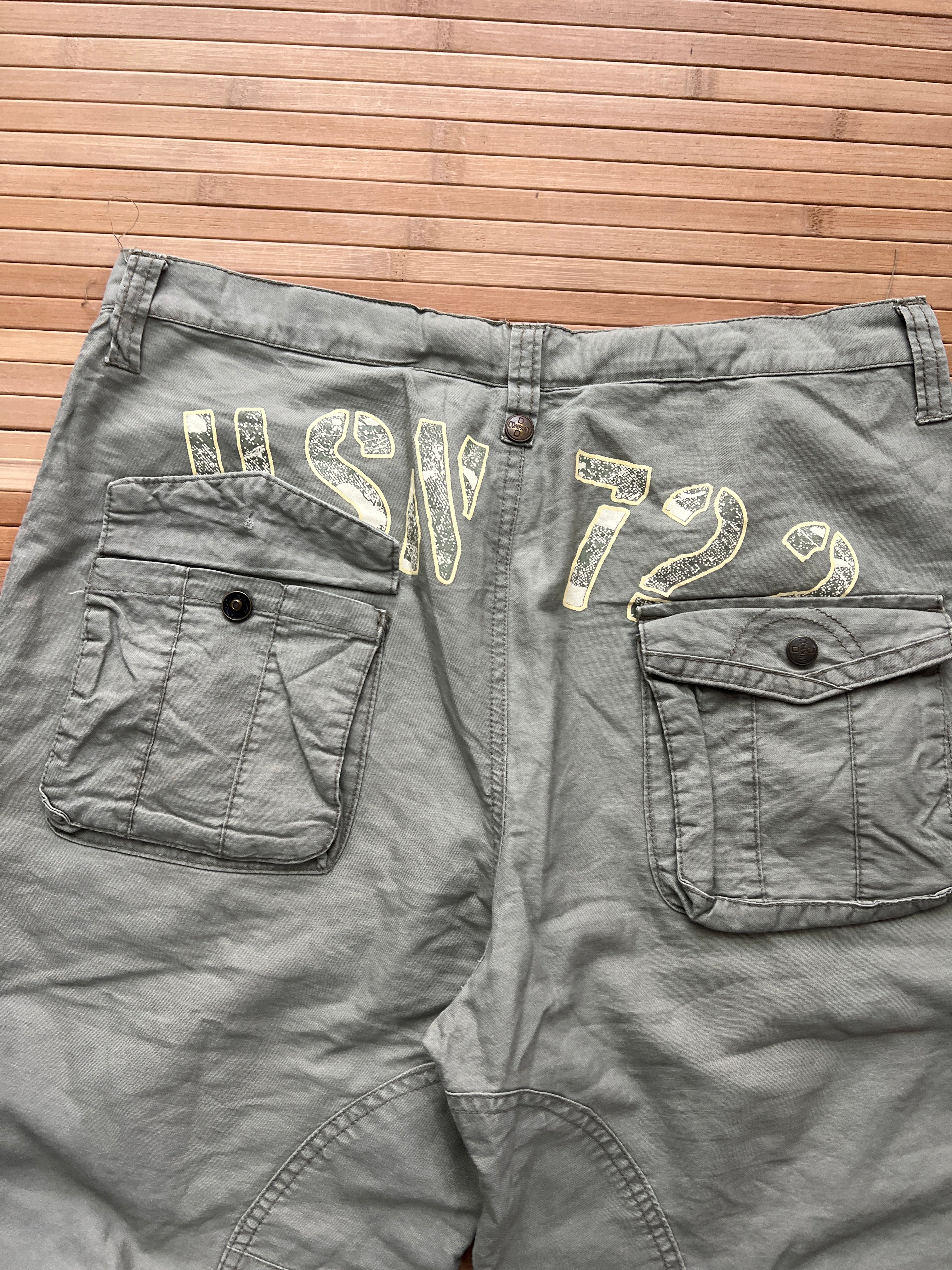 Military Patches Cargo Shorts (30)