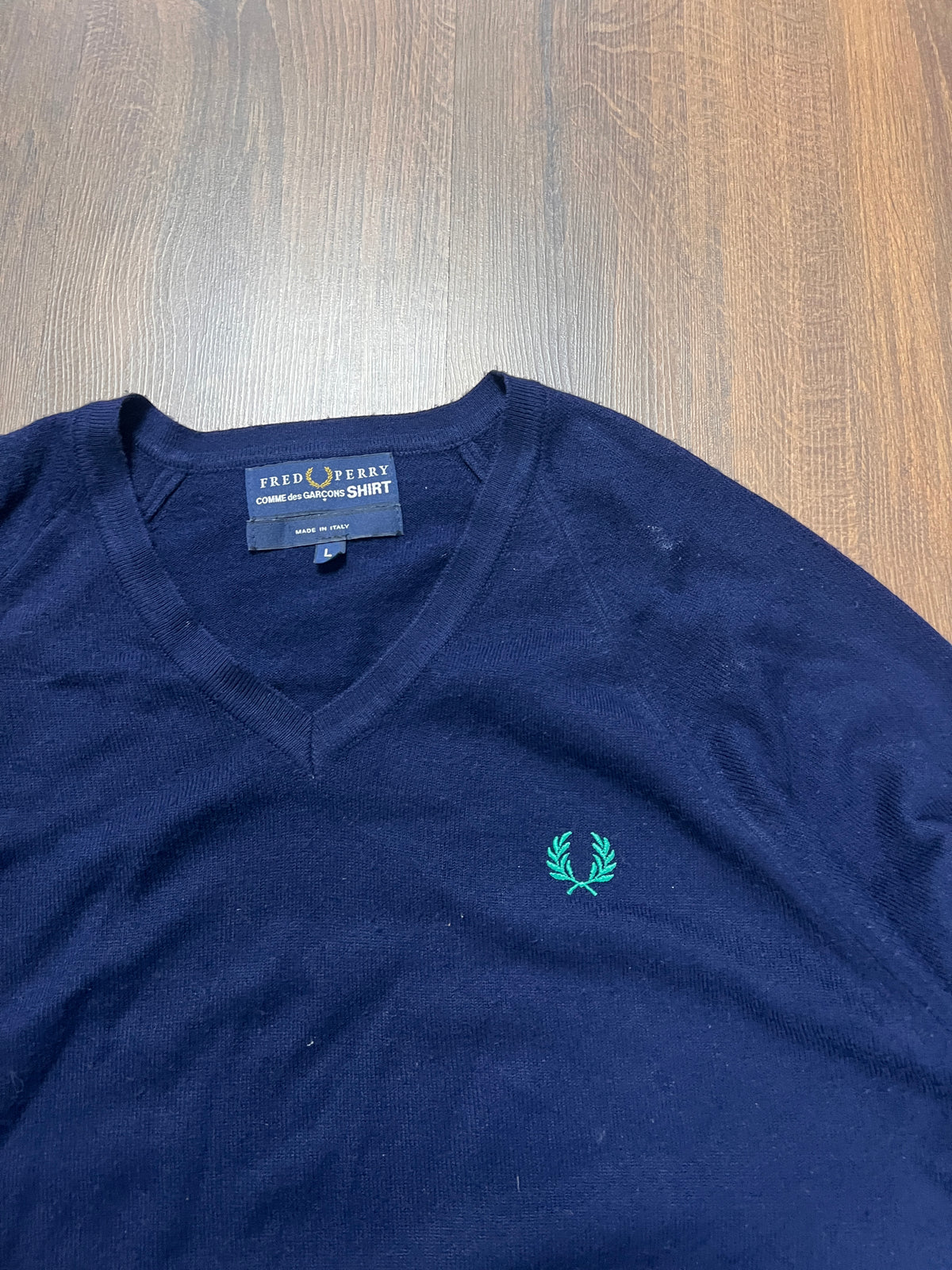 Fred perry x CDG Wool sweater(M)