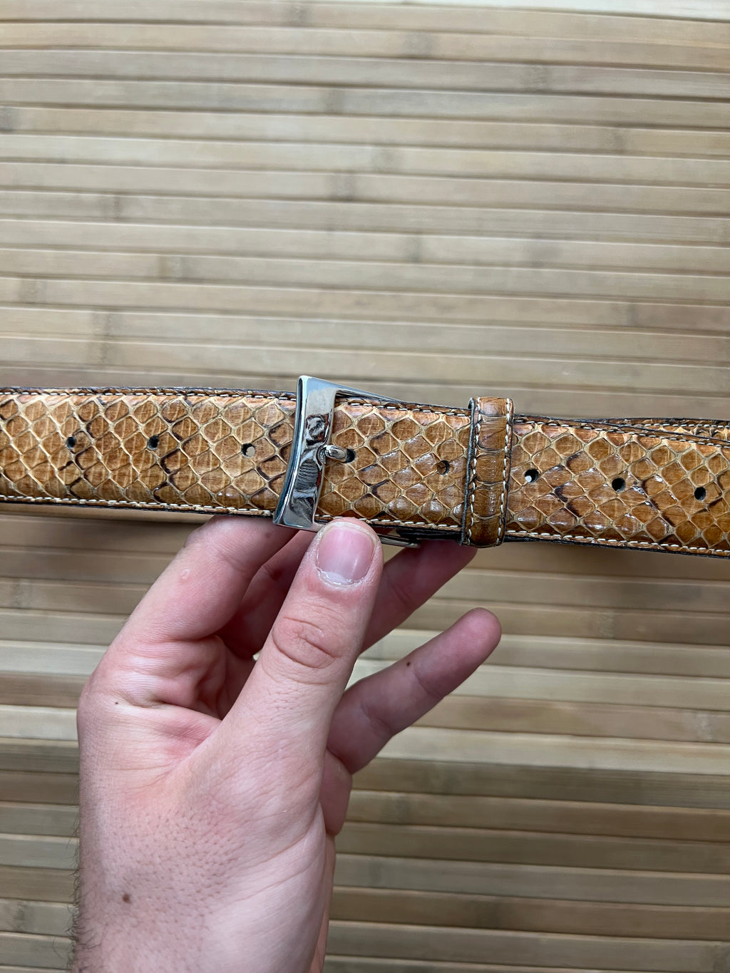 Cobra Skin Belt (30)