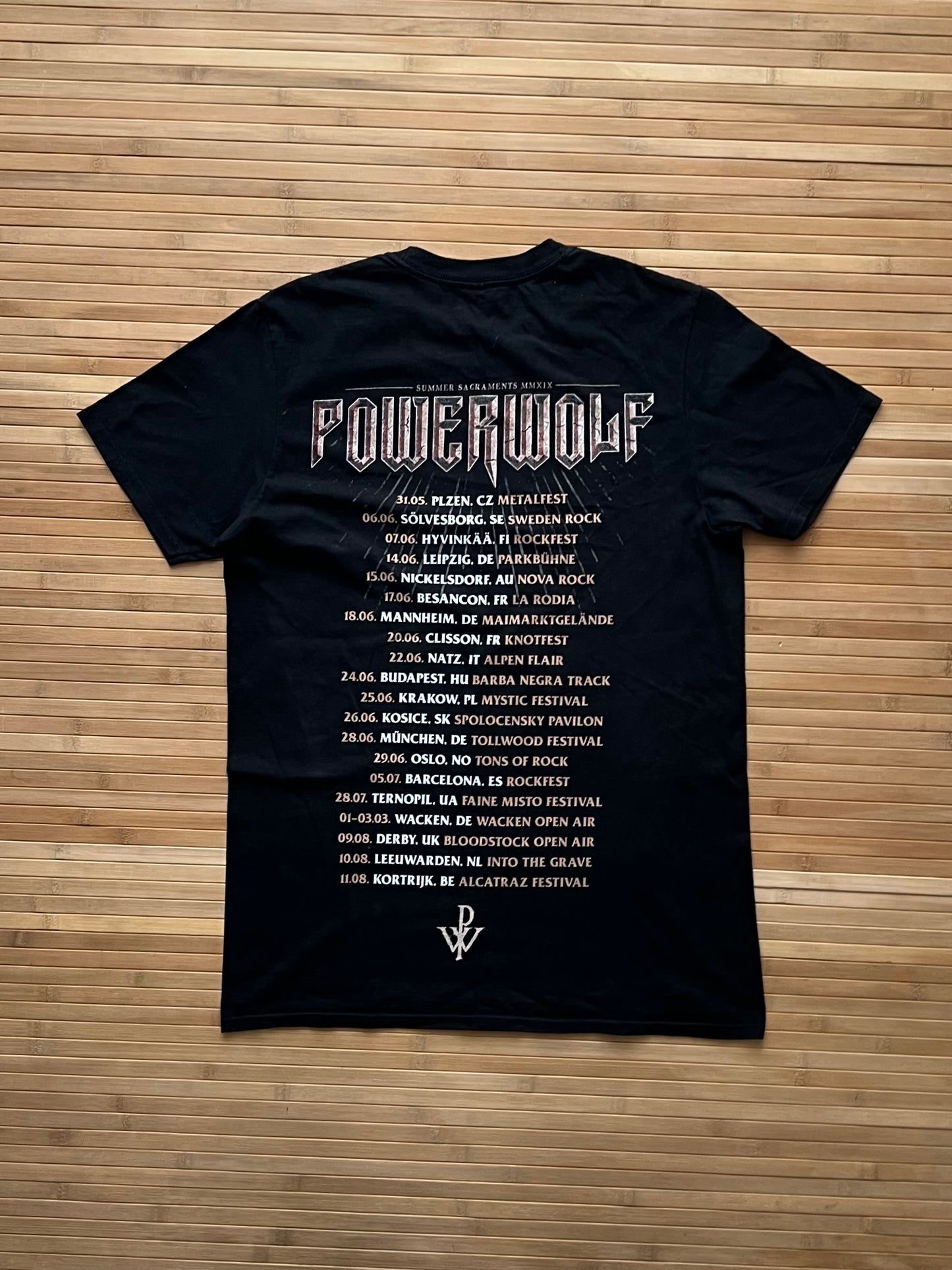 Powerwolf Tour Tee (M)