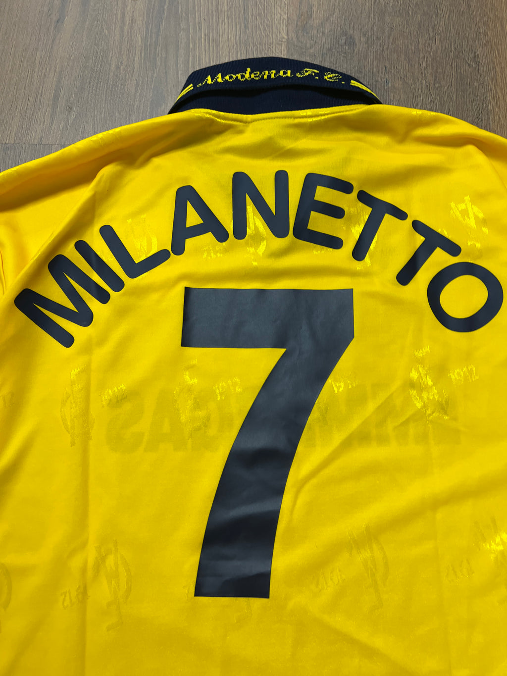 Modena Milanetto 2001/04 home jersey (XL)