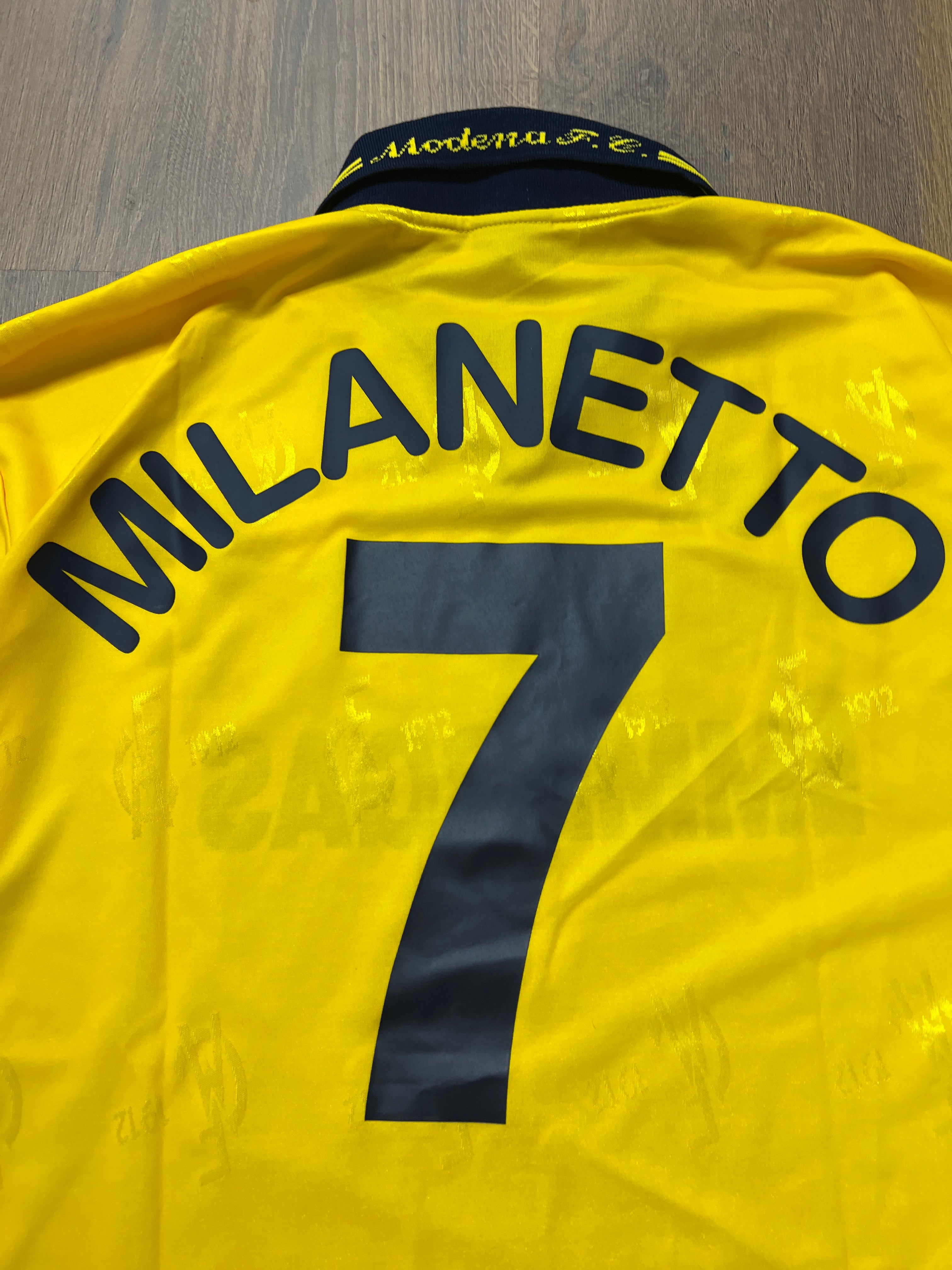 Modena Milanetto 2001/04 home jersey (XL)