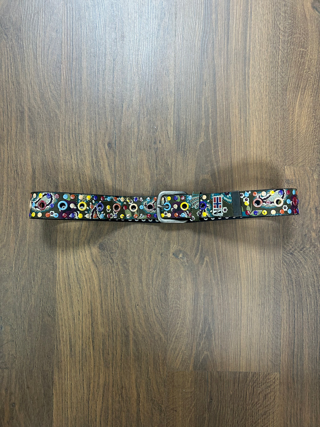 Napapijri Bandana Leather Belt (one size)
