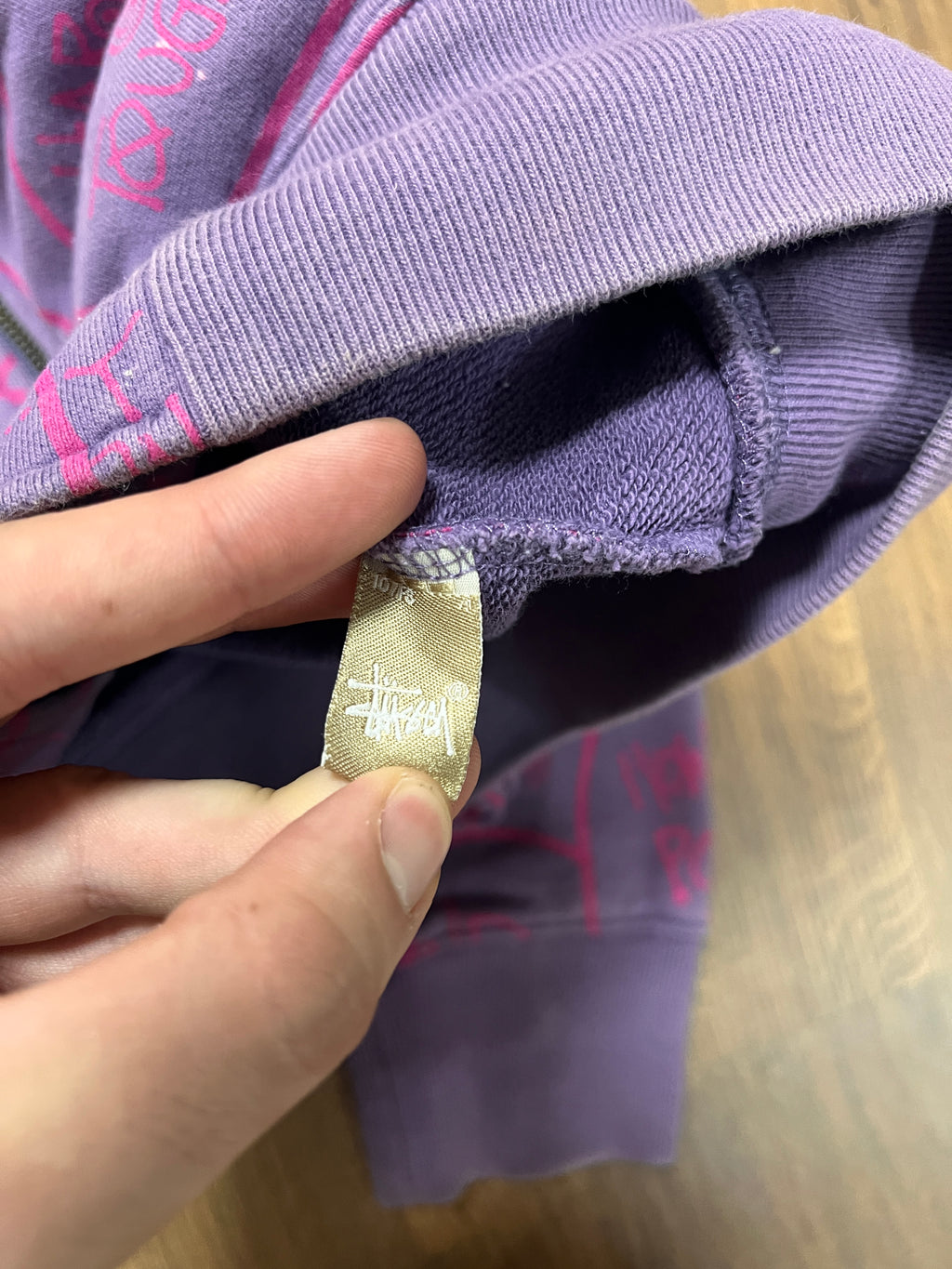Stussy 2000s Zip Up Hoodie (L)