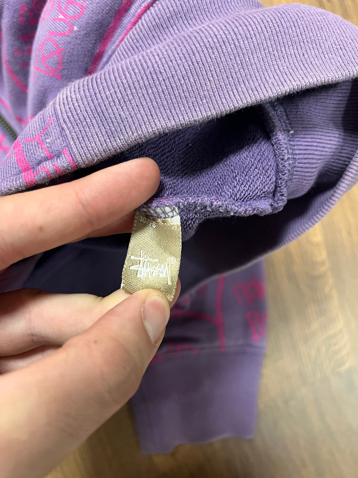 Stussy 2000s Zip Up Hoodie (L)