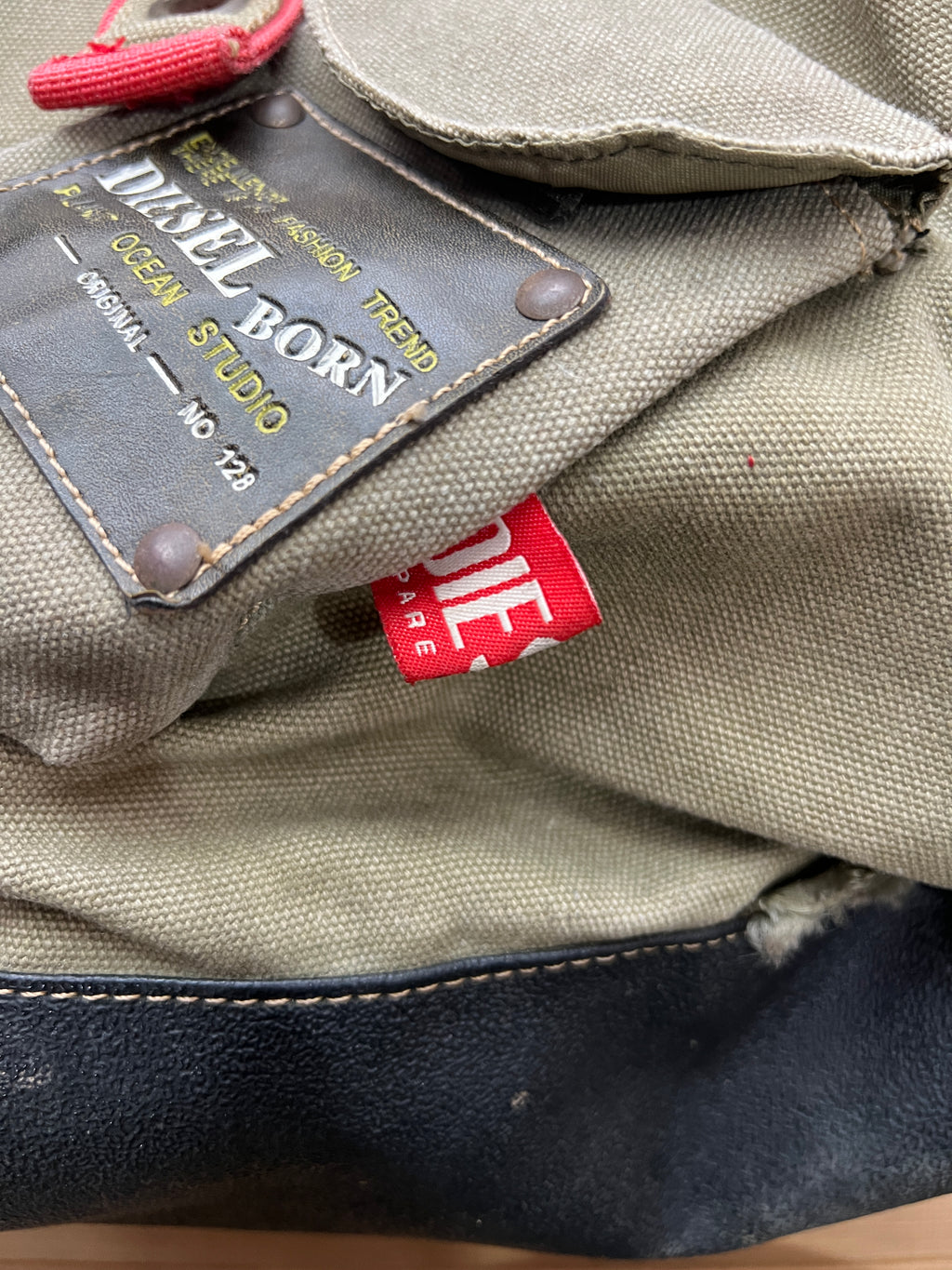 Vintage Diesel Military Backpack