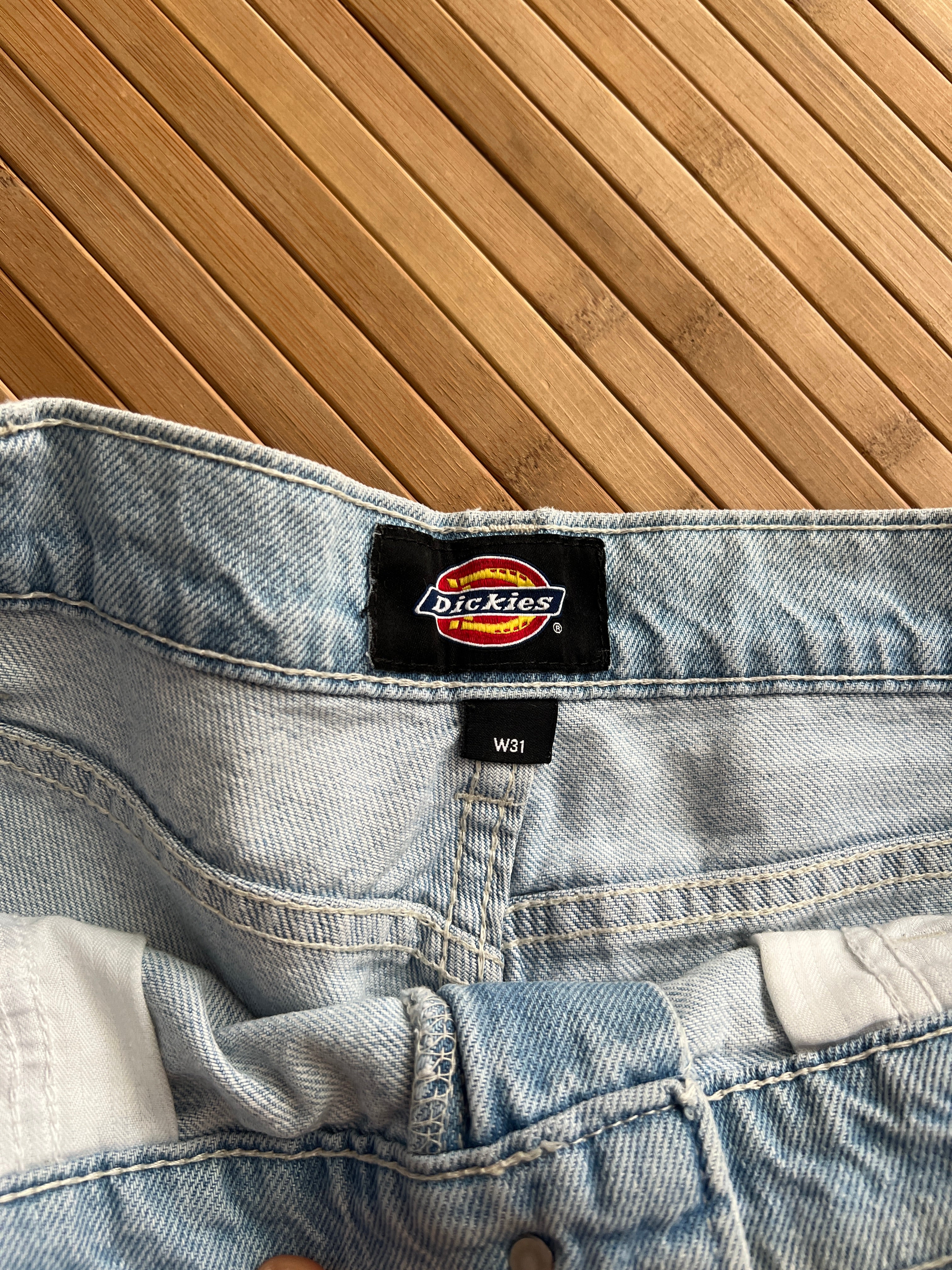 Dickies Carpenter Baby Blue Jorts(32)