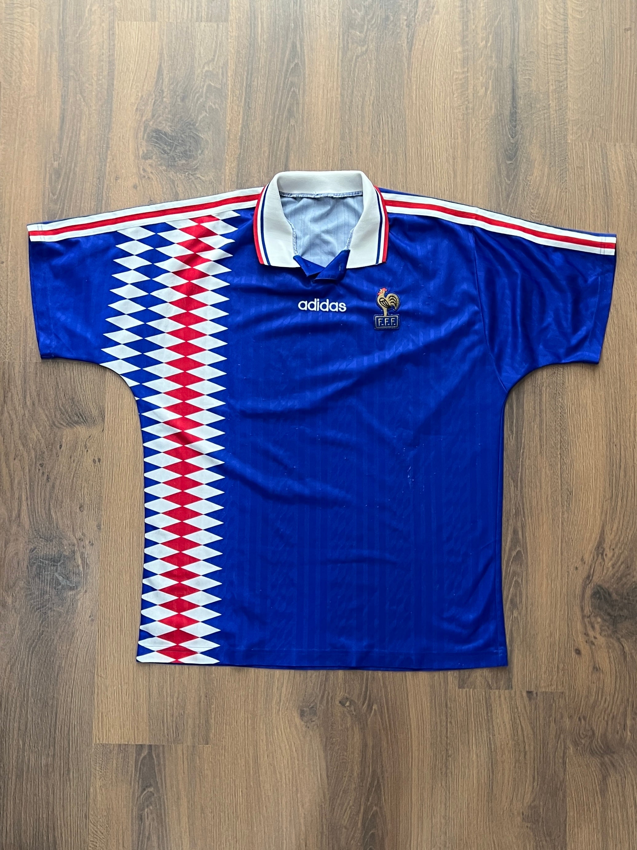 France 1994/96 Home Jersey (2XL)