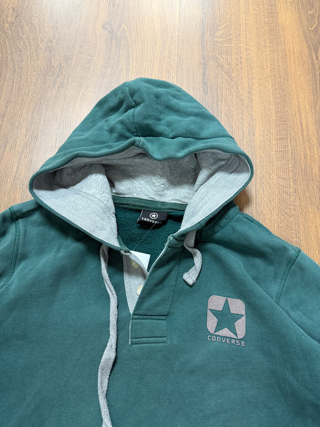 Converse Button up hoodie (M)