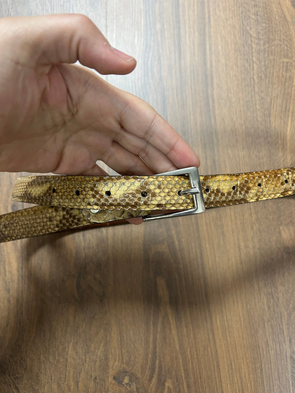 Rattlesnake Skin Belt(25/33)